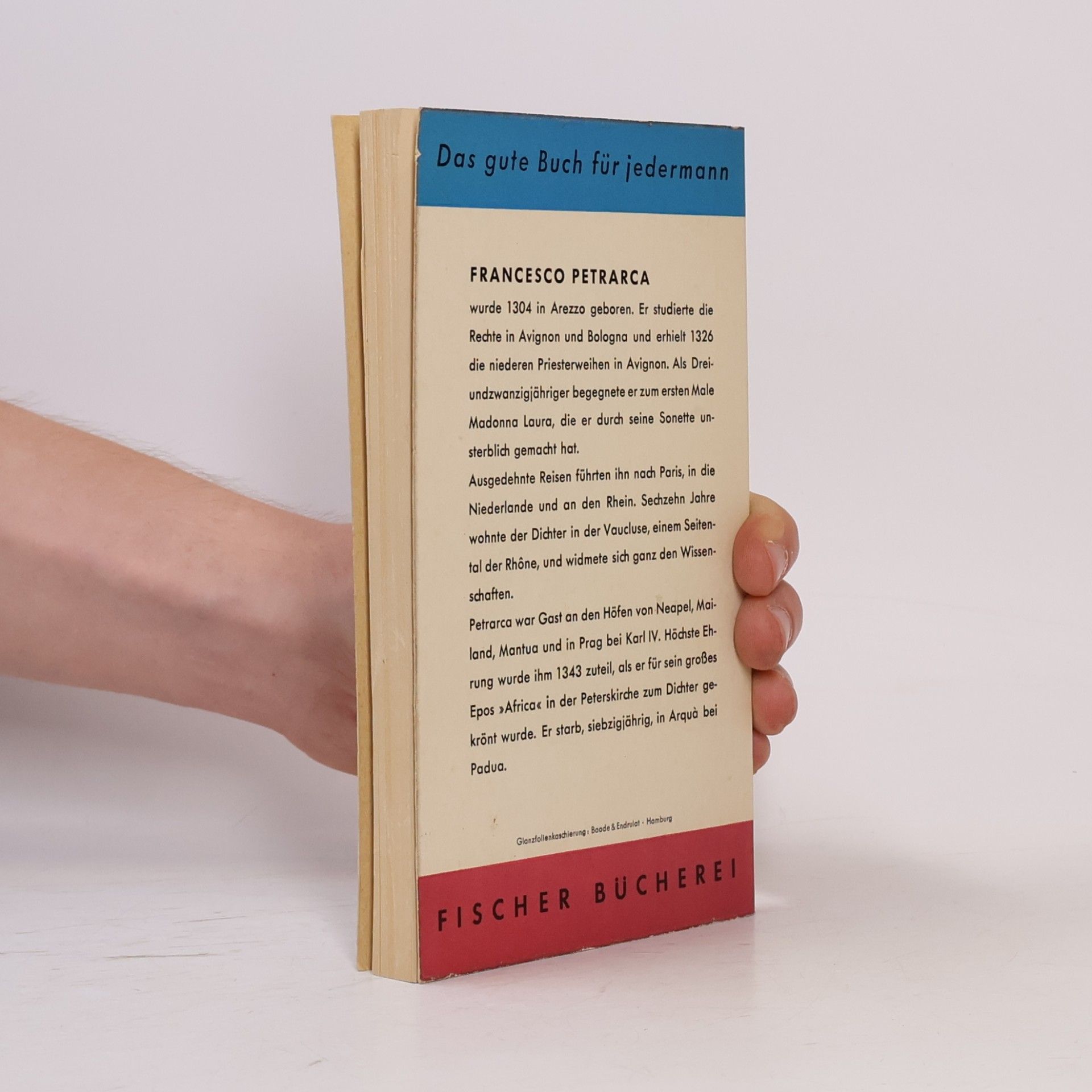 Petrarch Dichtungen, Briefe, Schriften