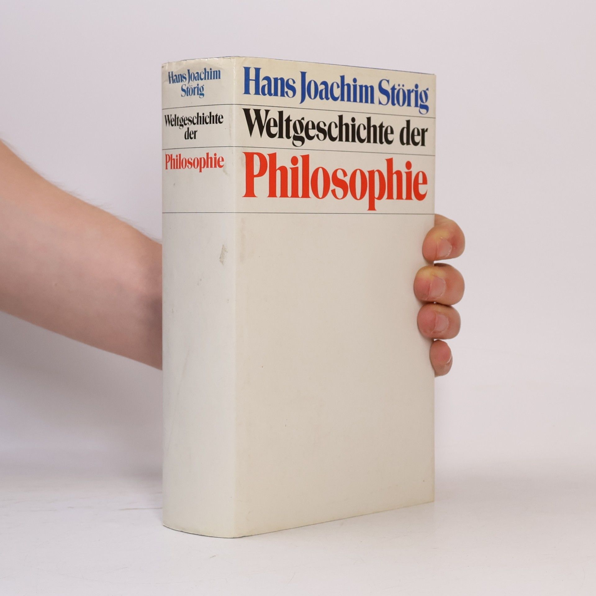 Hans Joachim Störig Weltgeschichte der Philosophie