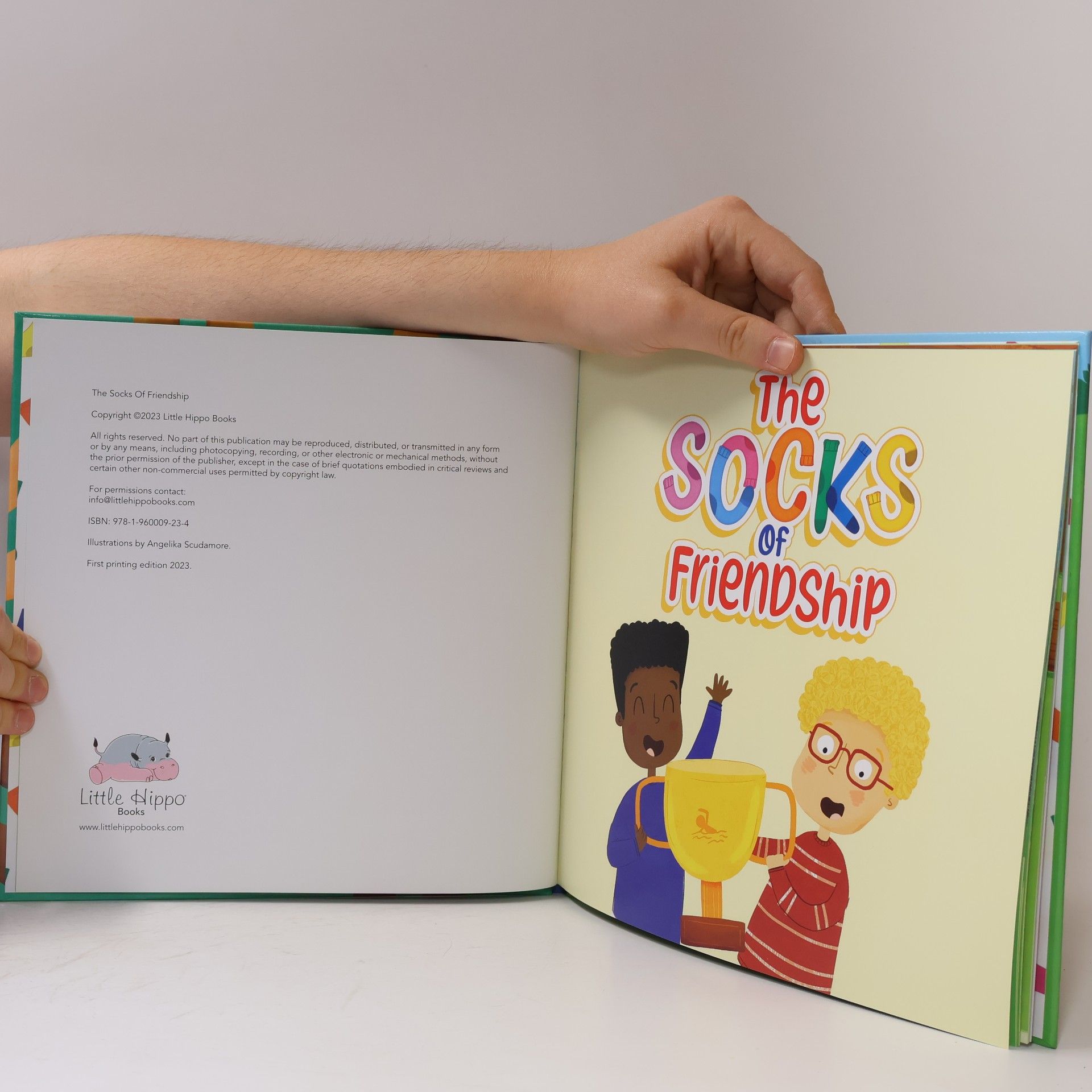 Angelika Scudamore Little Hippo Books: The Socks of Friendship