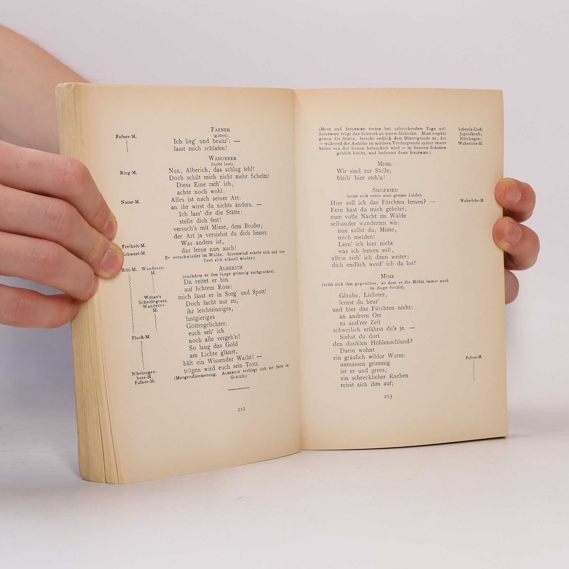 Richard Wagner Der Ring des Nibelungen: vollständiger Text mit Notentafeln der Leitmotive