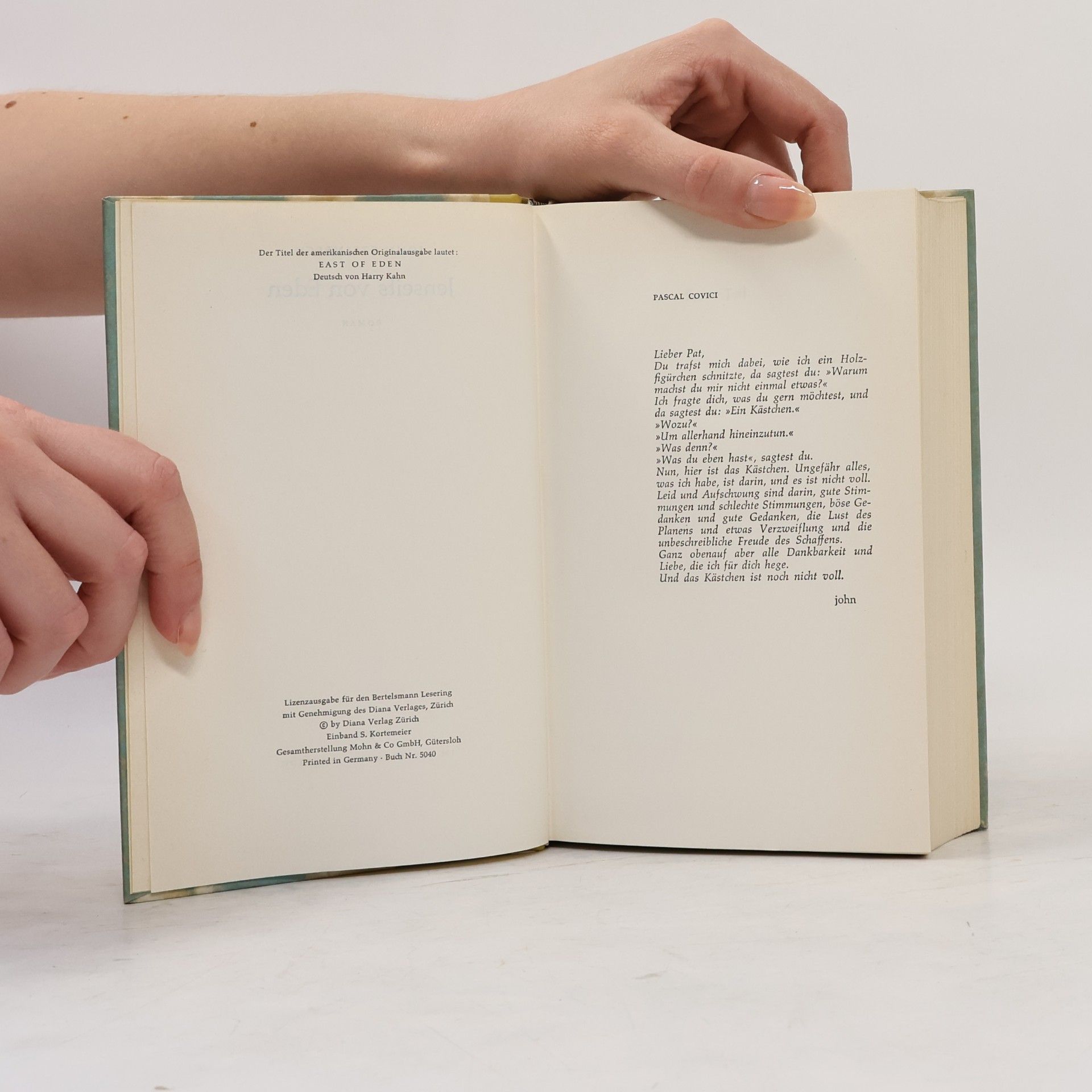 John Steinbeck Jenseits von Eden