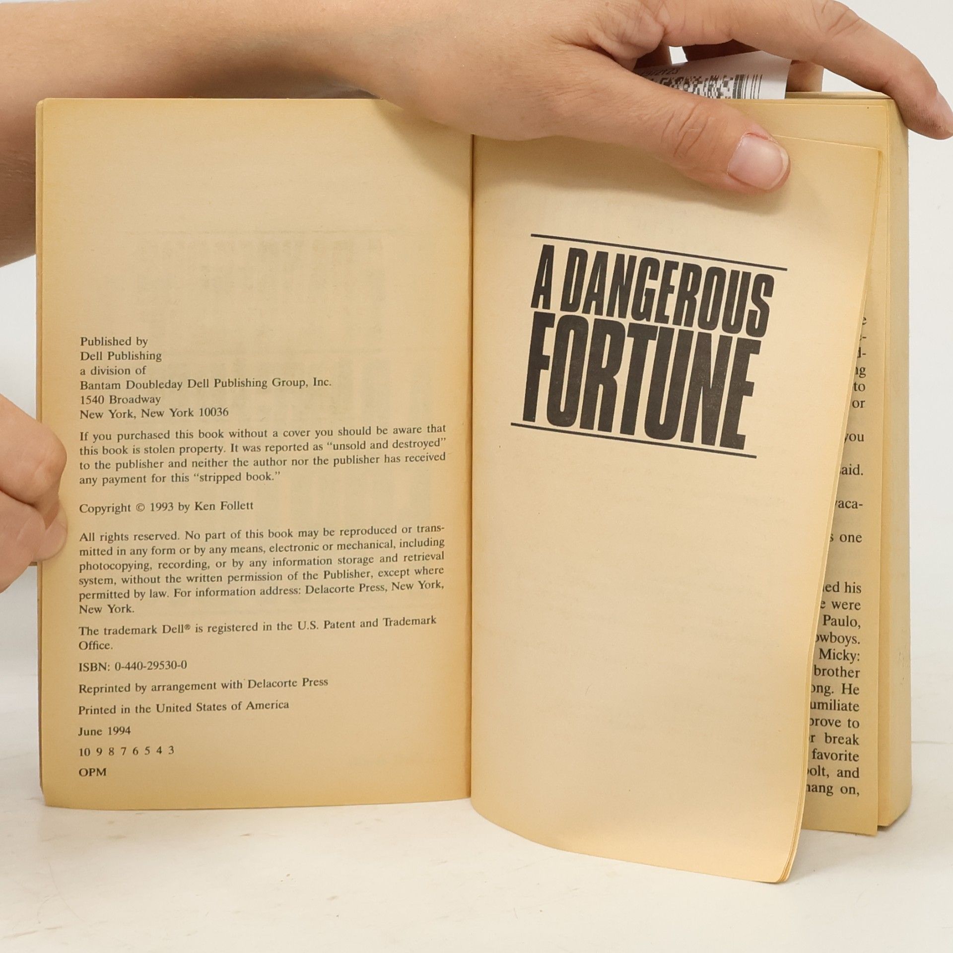Ken Follett A Dangerous Fortune