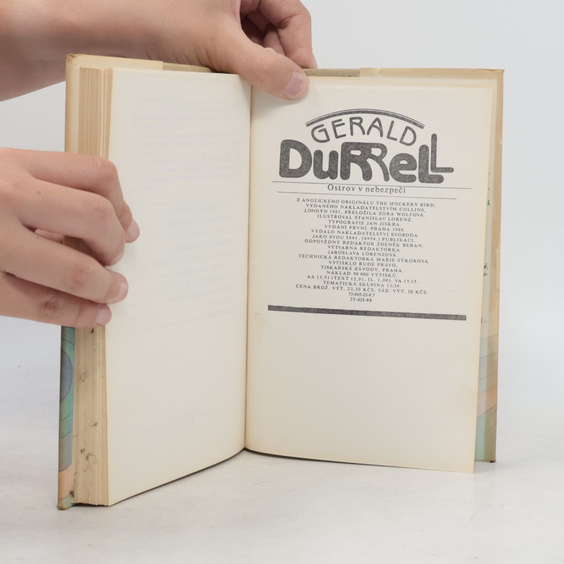 Gerald Durrell Ostrov v nebezpečí