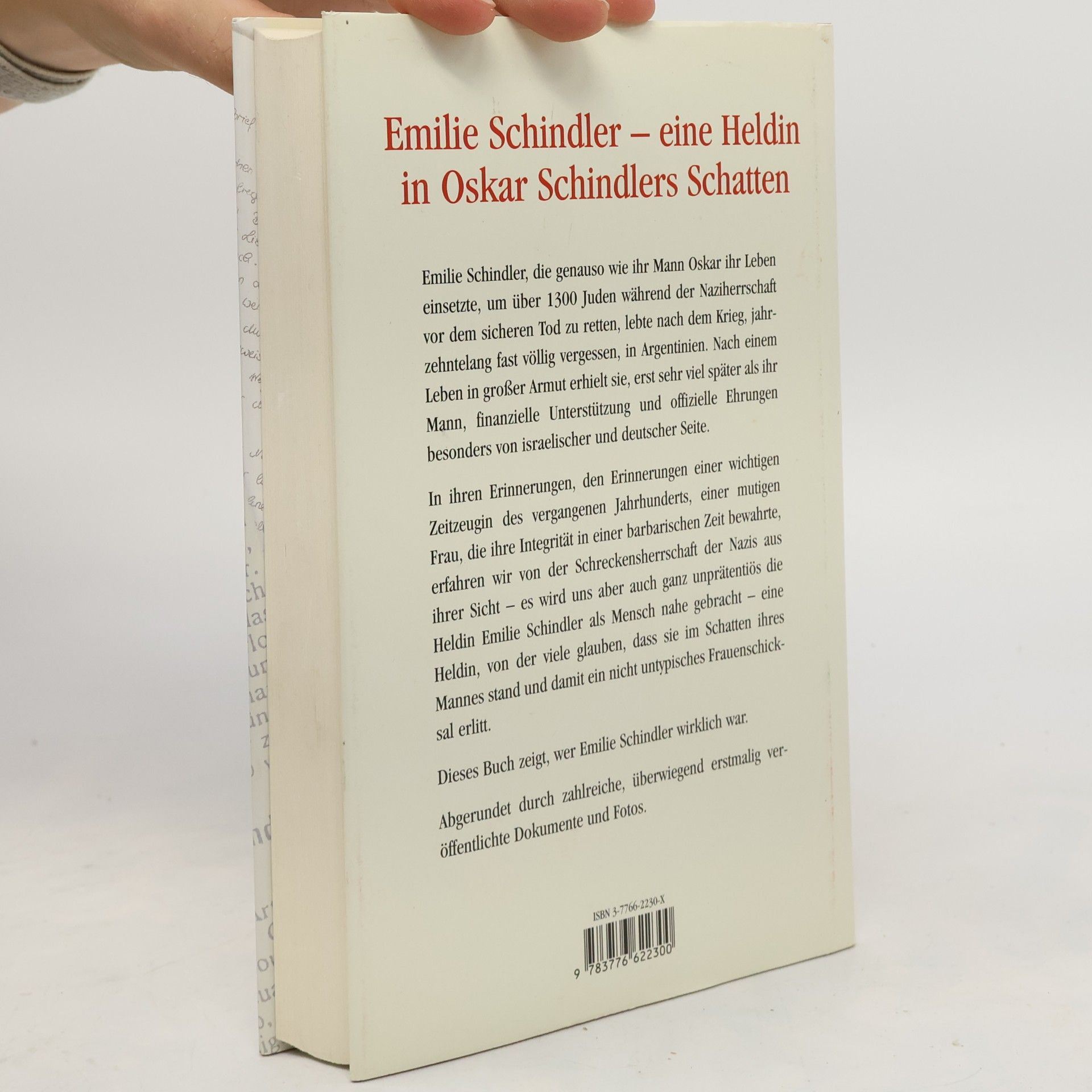Emilie Schindler Ich, Emilie Schindler