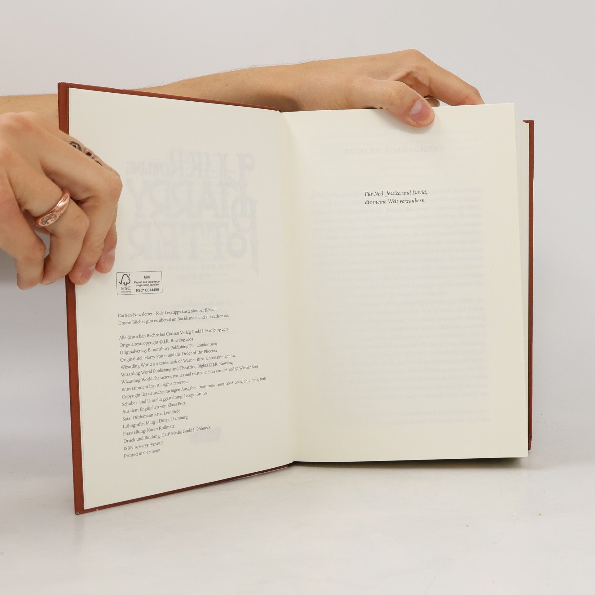 Joanne K. Rowling Harry Potter und der Orden des Phönix
