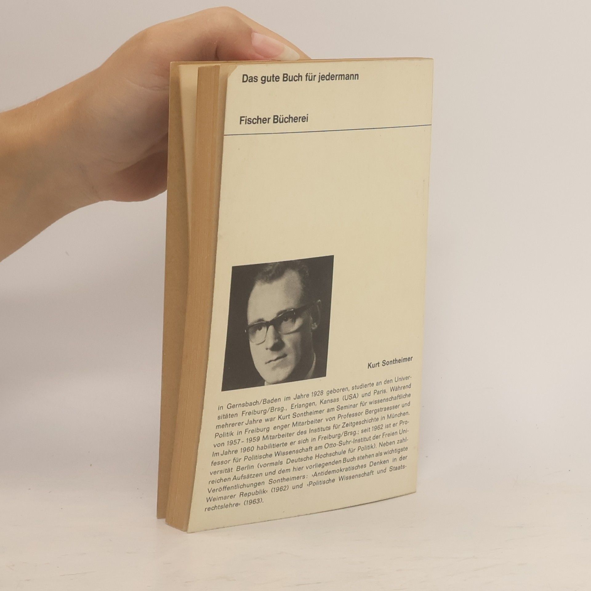 Kurt Sontheimer Thomas Mann und die Deutschen