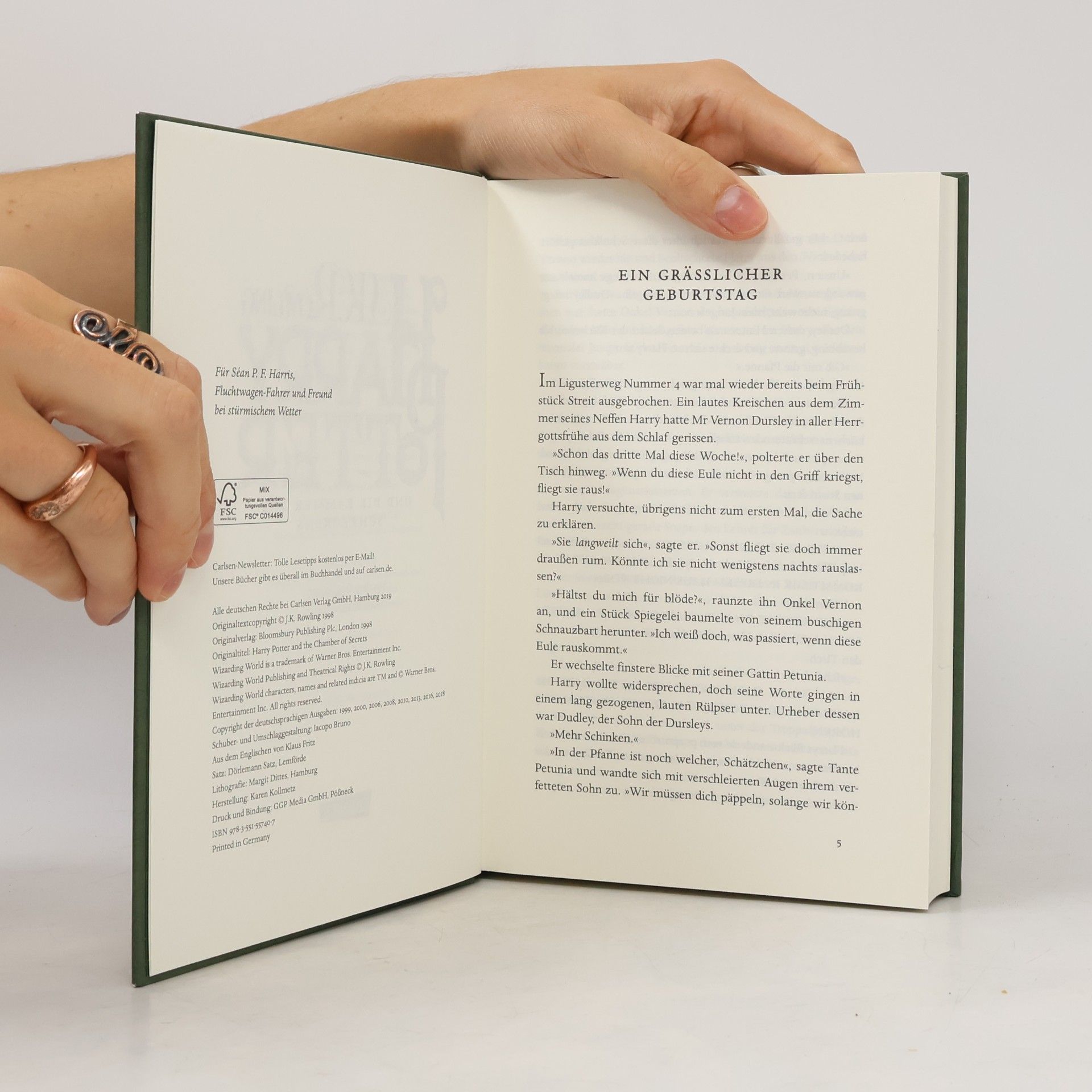 J. K. Rowling Harry Potter und die Kammer des Schreckens