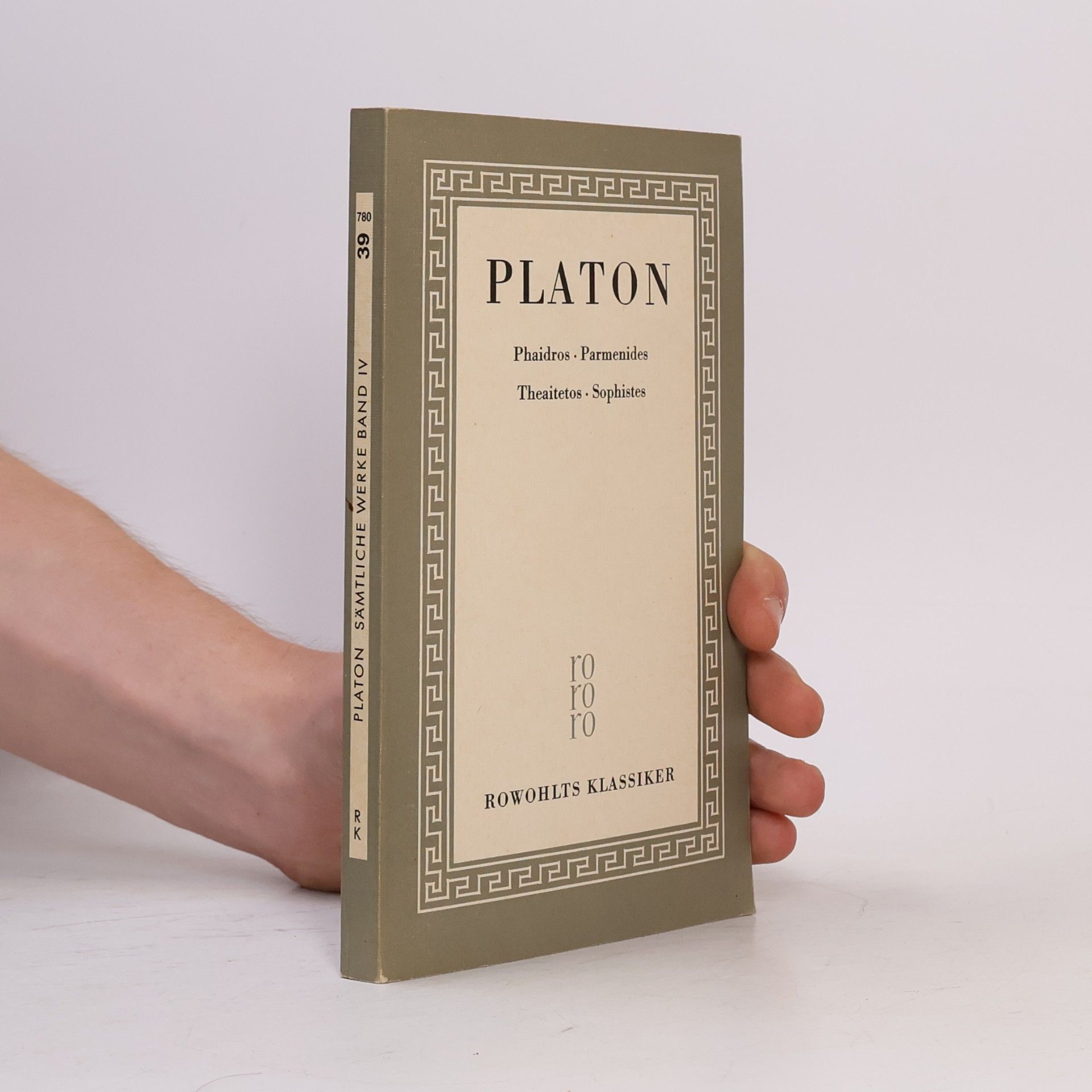 Platon Sämtliche Werke IV.