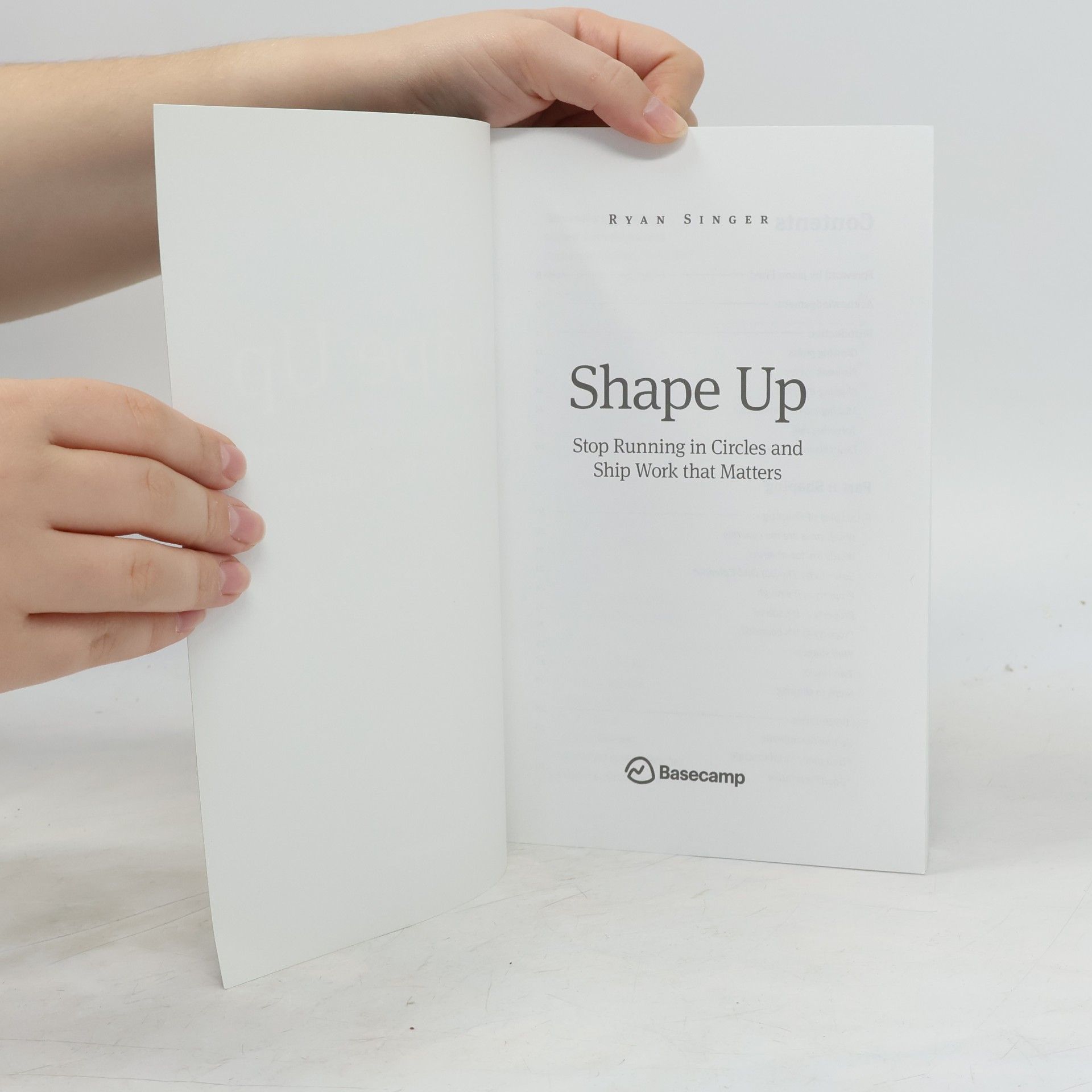 Ryan Singer Shape Up