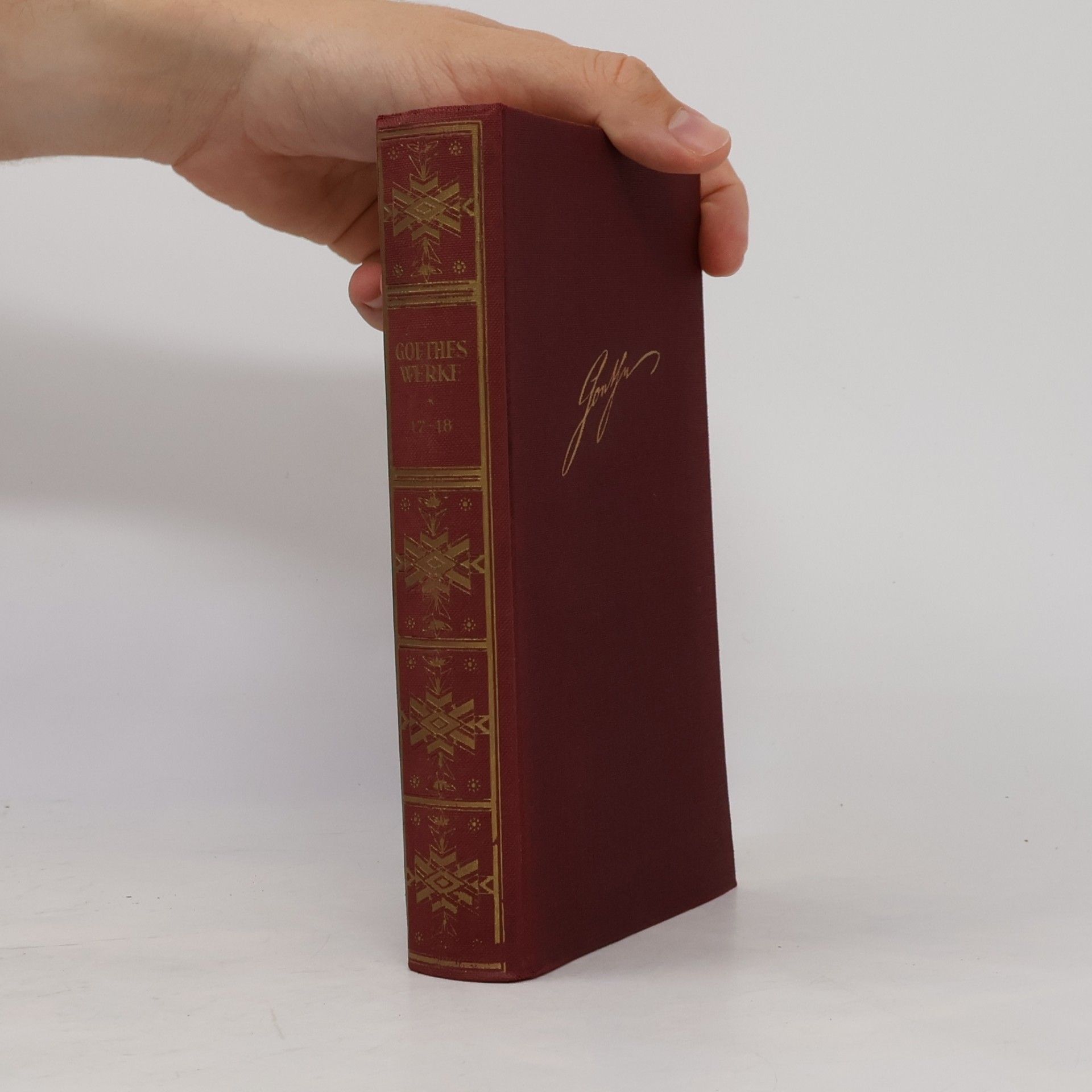 Johann Wolfgang von Goethe Goethes Werke 17-18
