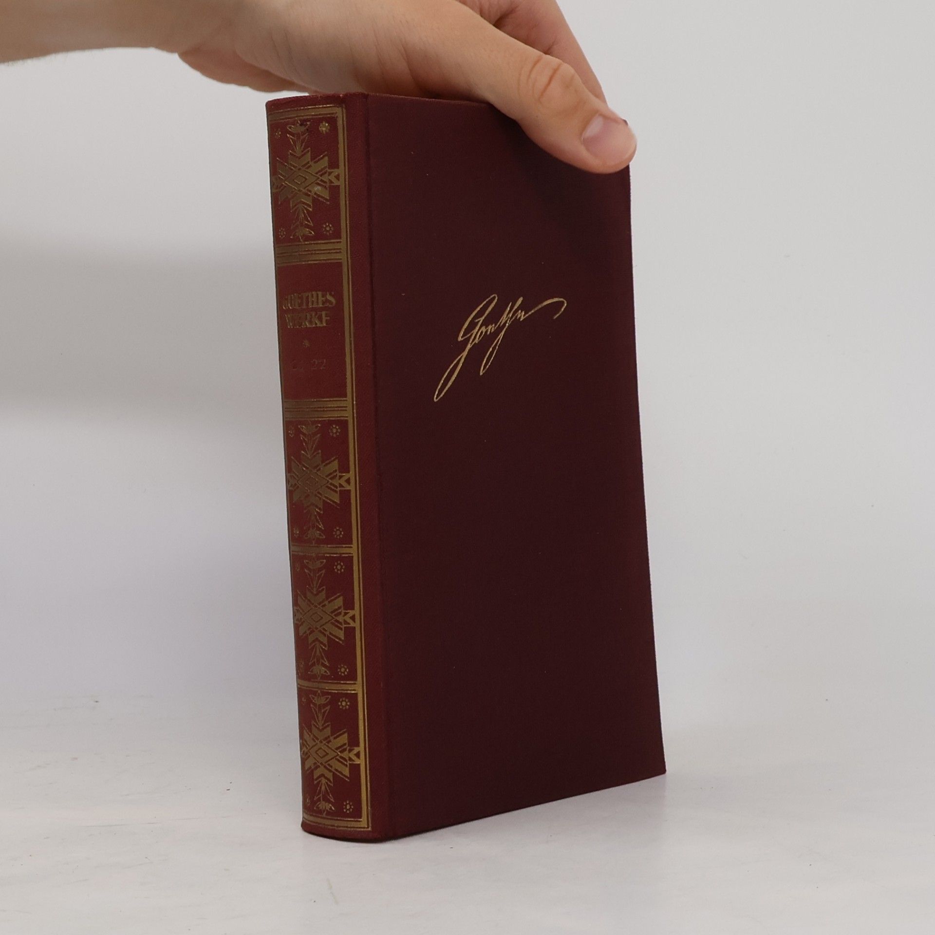 Johann Wolfgang von Goethe Goethes Werke XXI.