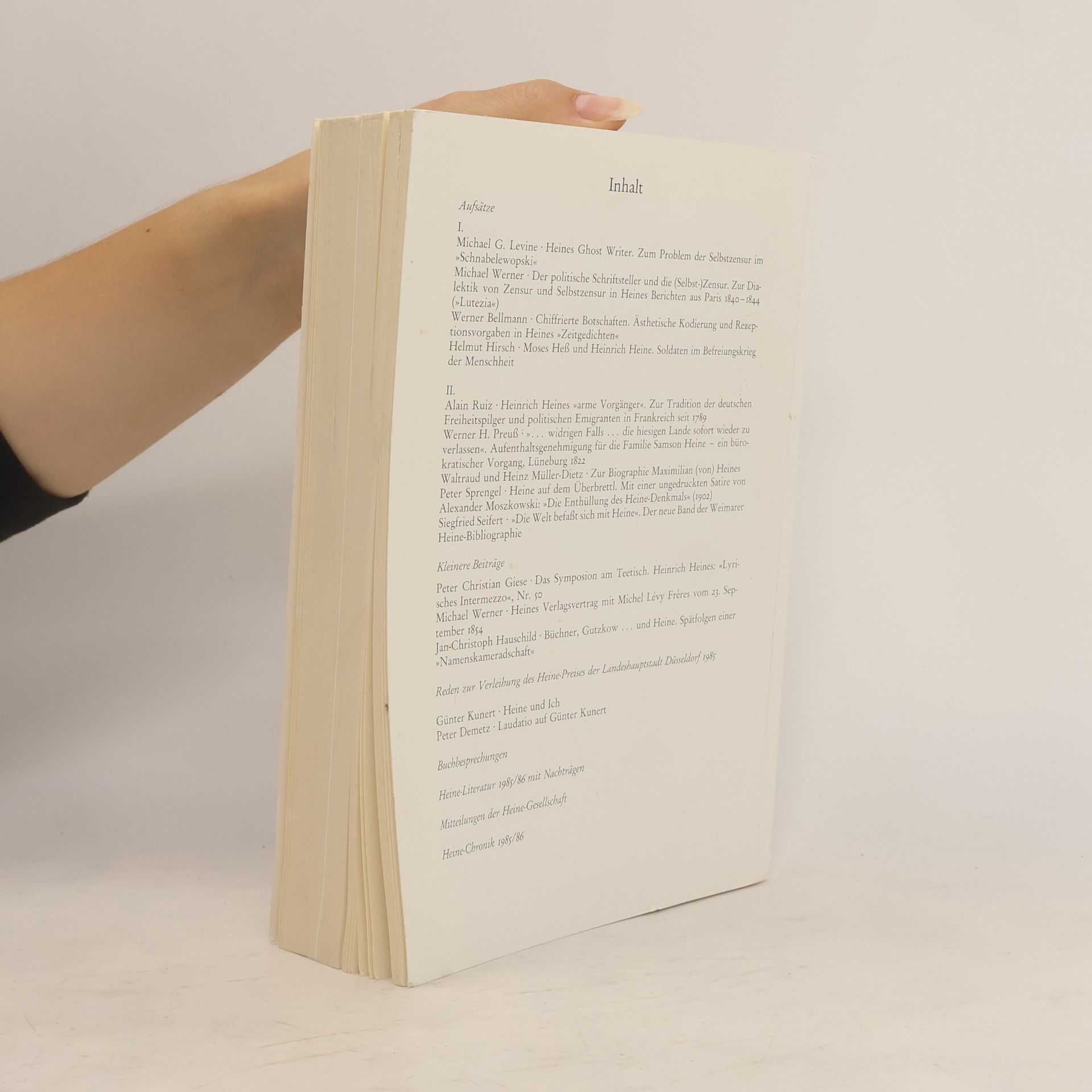Unknown Author Heine-Jahrbuch 86