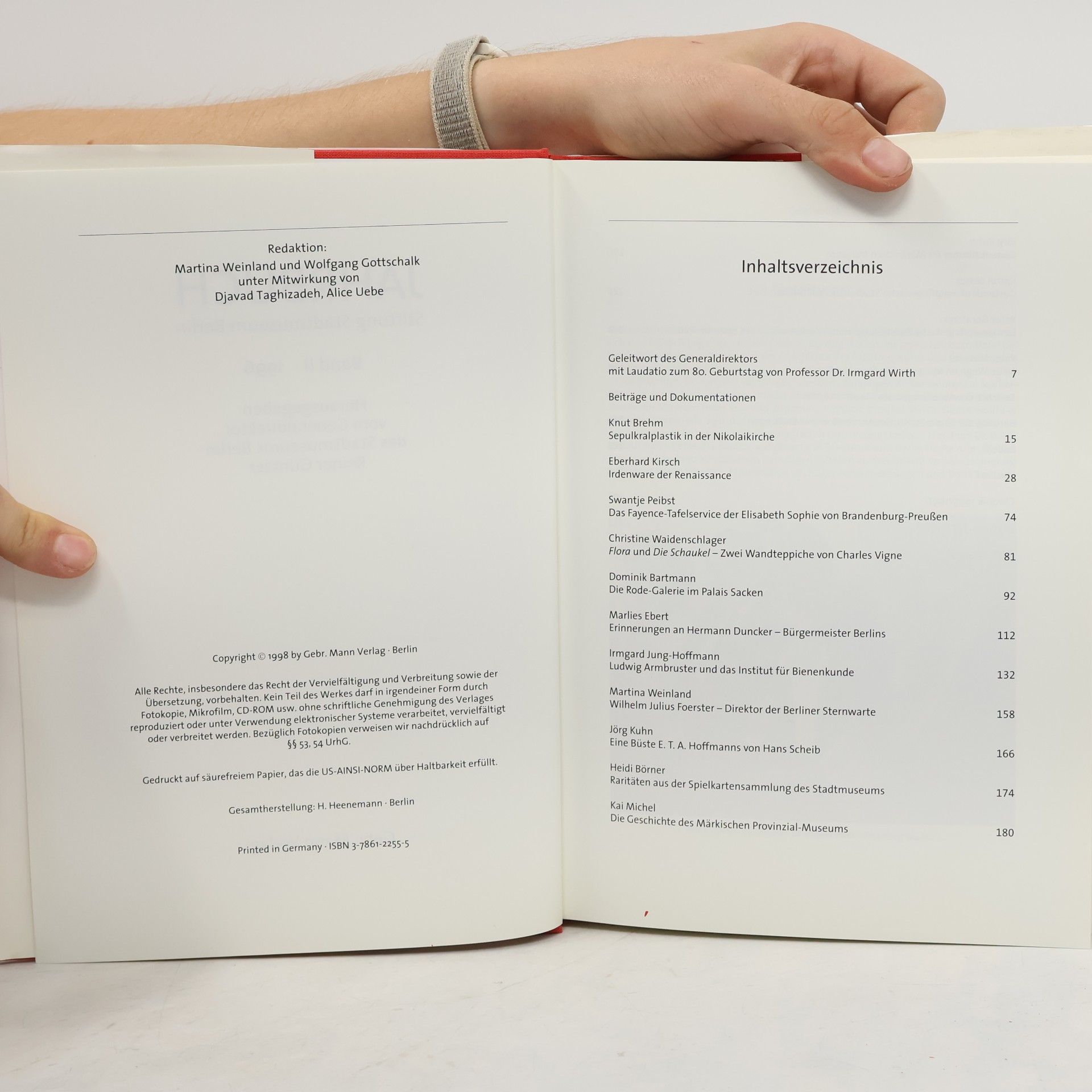 Jahrbuch Stadtmuseum Berlin, Bd.2, 1996