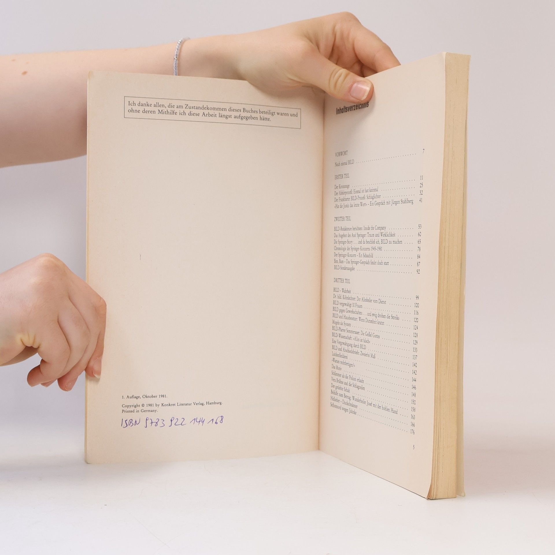 Günter Wallraff Bildstörung. Das Bild-Handbuch bis zum Bildausfall