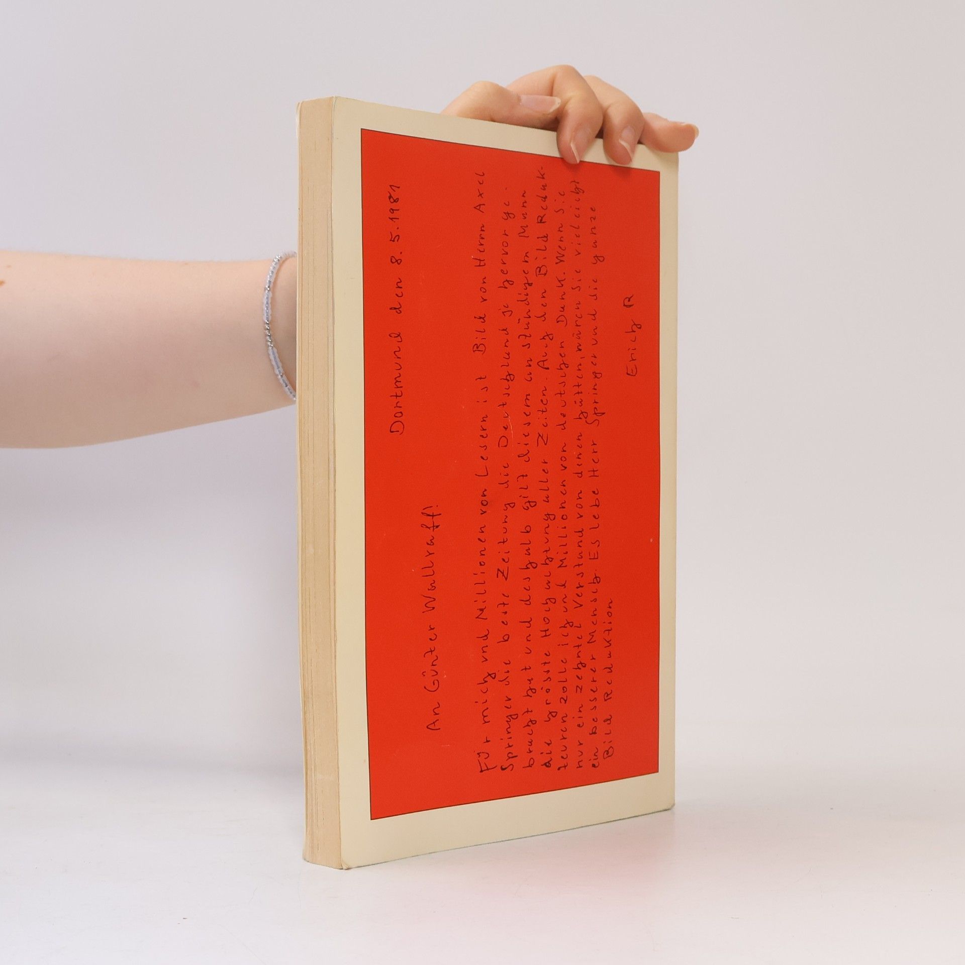 Günter Wallraff Bildstörung. Das Bild-Handbuch bis zum Bildausfall