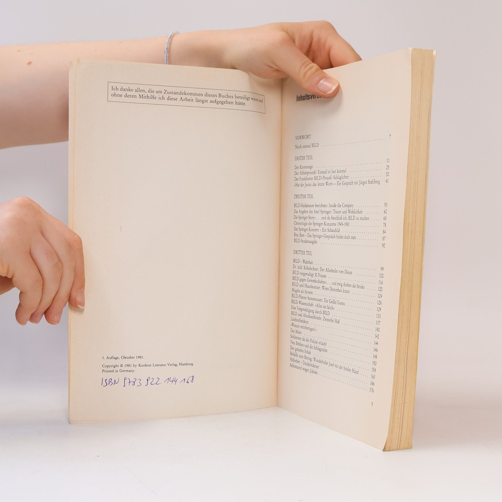 Günter Wallraff Bildstörung. Das Bild-Handbuch bis zum Bildausfall