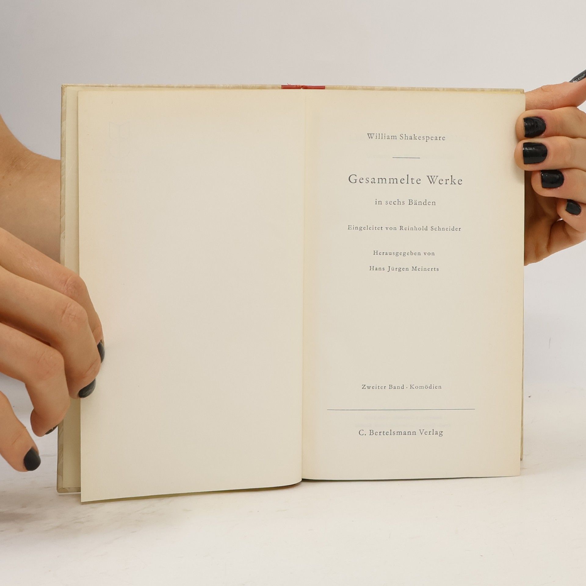 William Shakespeare Gesammelte Werke 2. Komödien