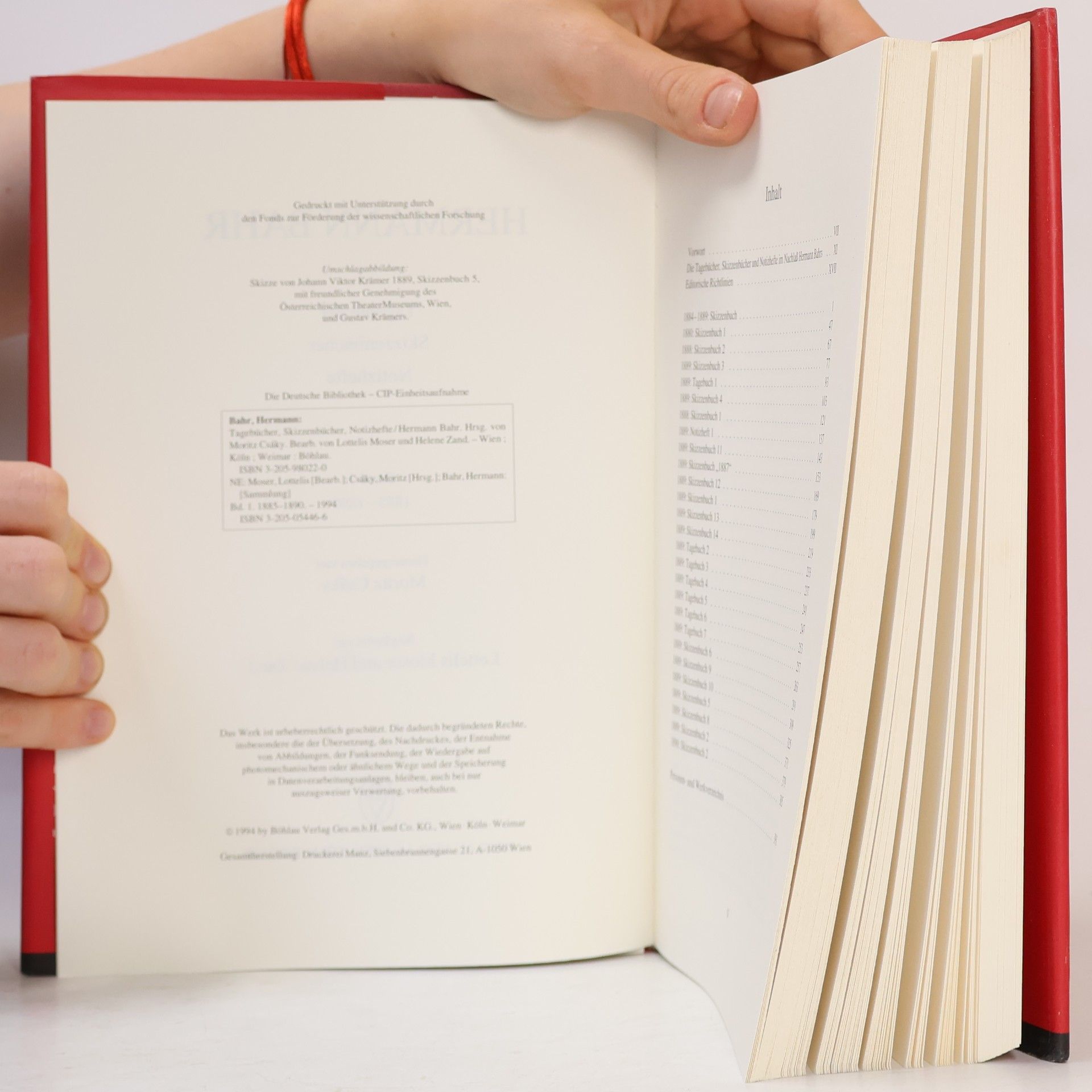Moritz Csáky Tagebücher, Skizzenbücher, Notizhefte