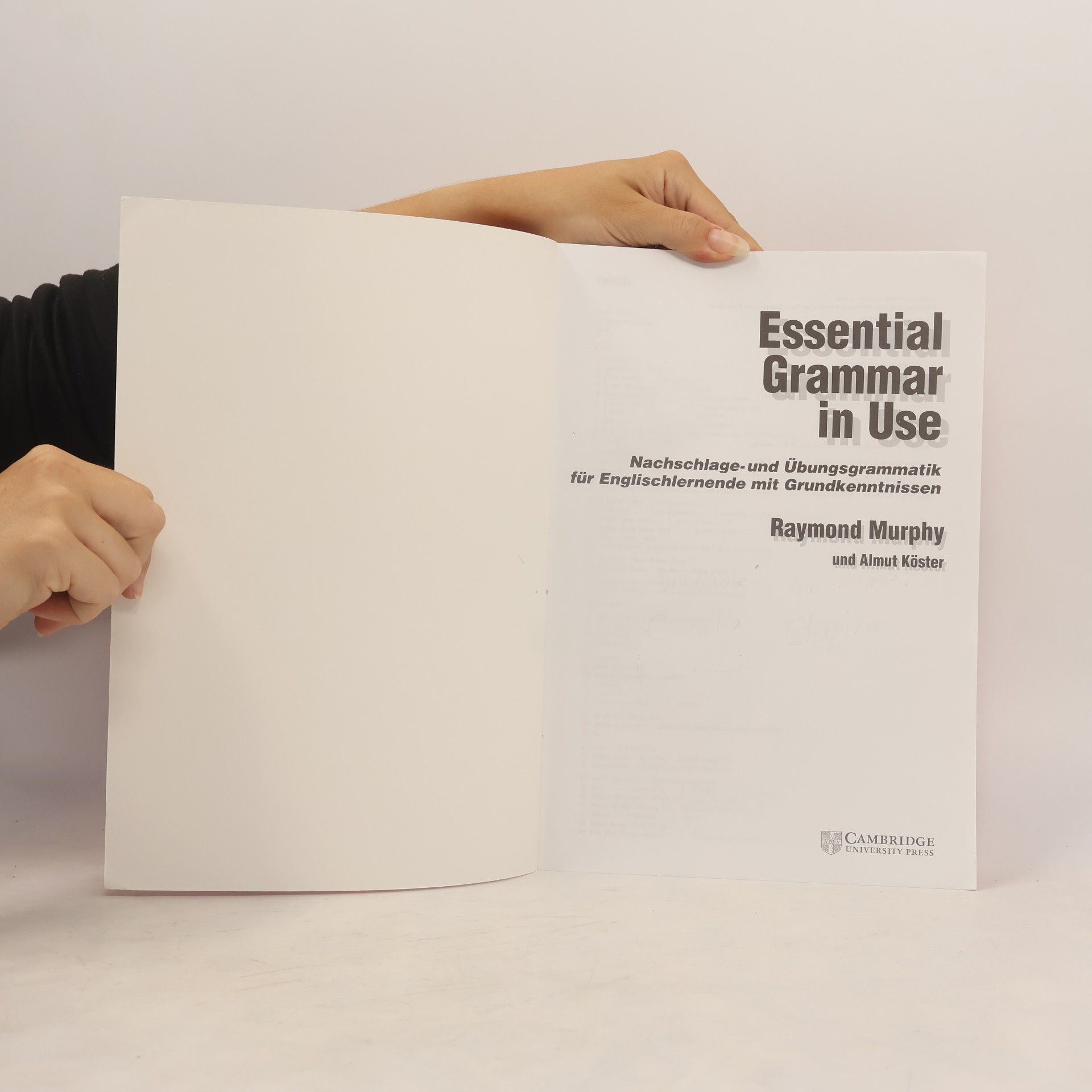 Raymond Murphy Essential Grammar in Use German Edition (Klett version)