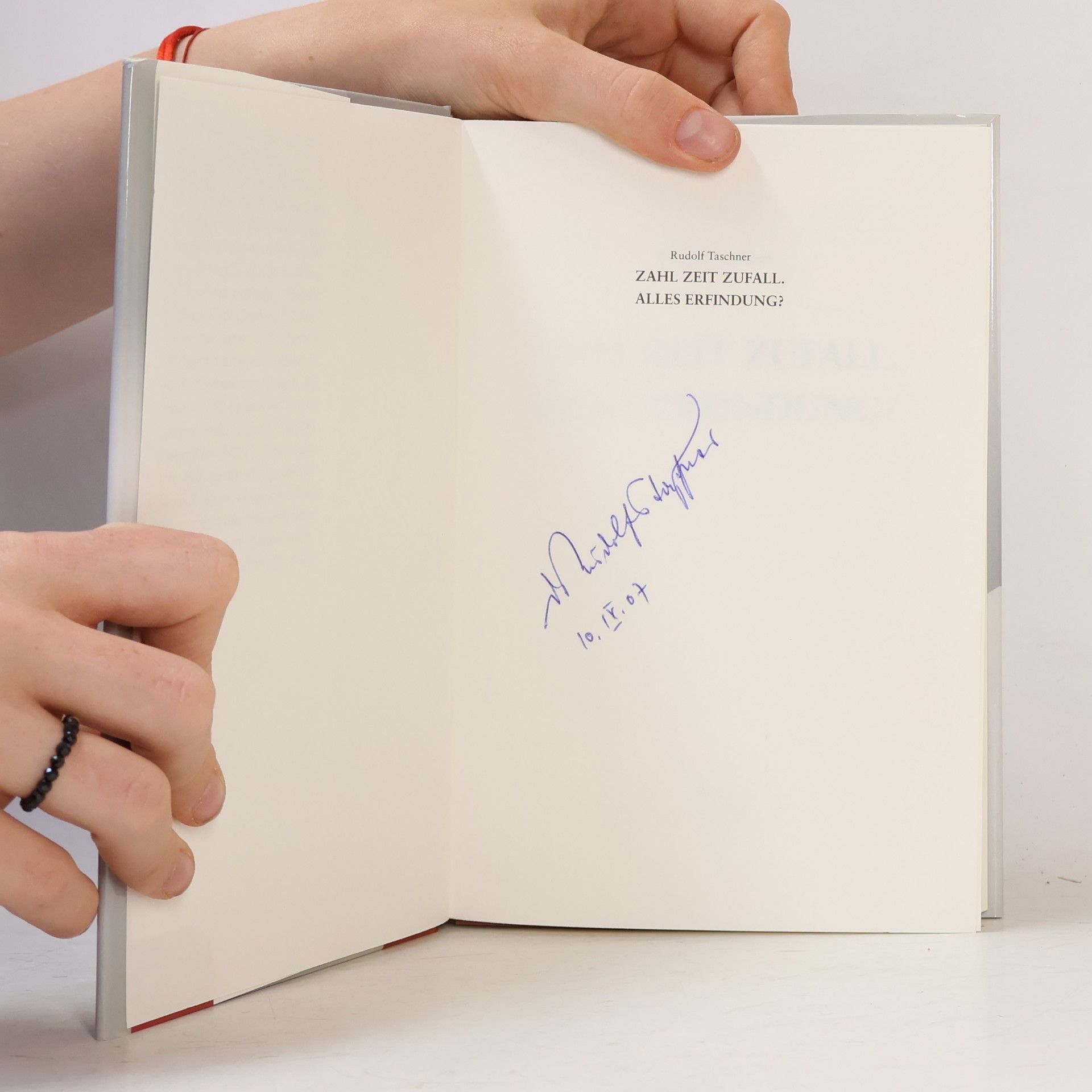 Rudolf Taschner Zahl Zeit Zufall. Alles Erfindung?