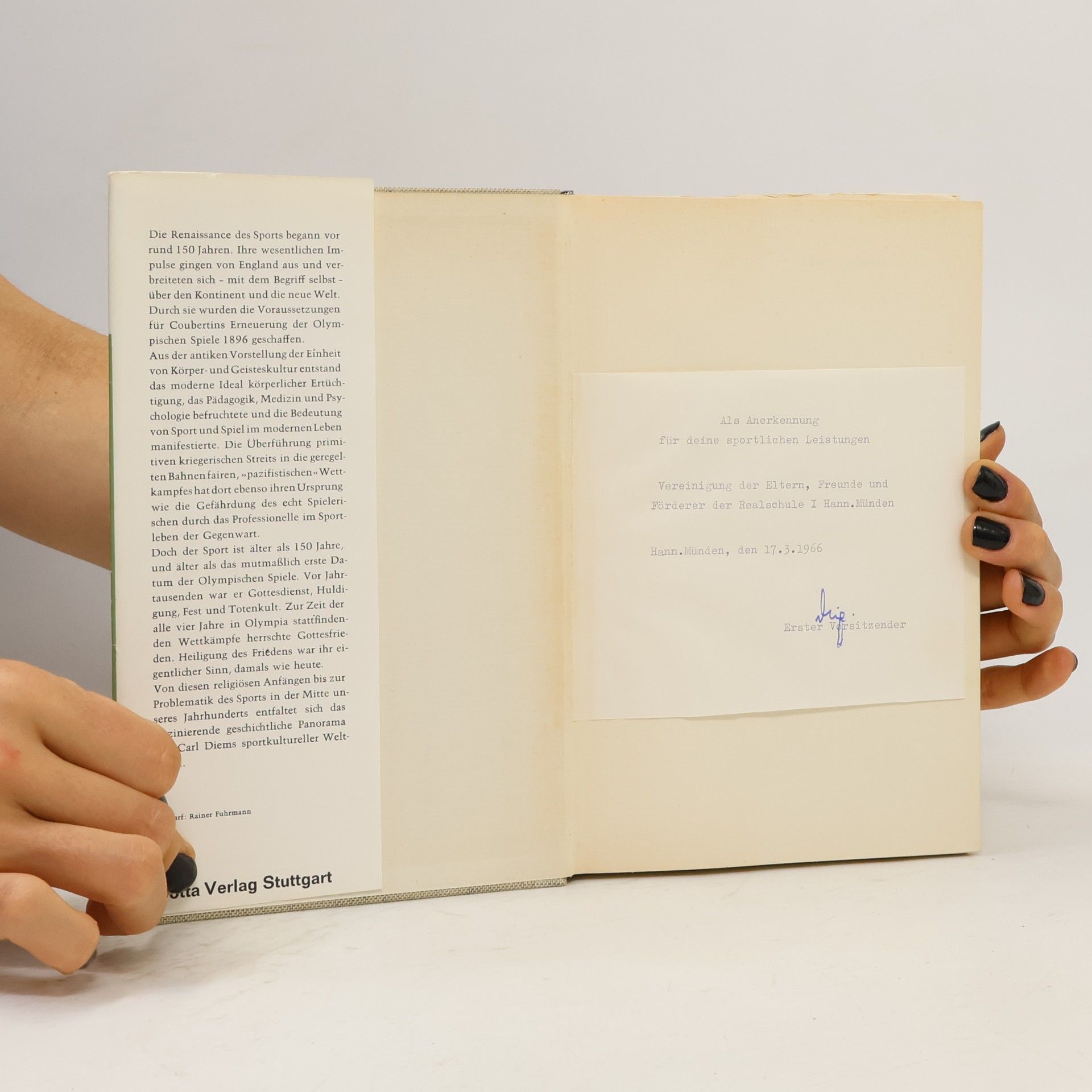 Carl Diem 776 v. Chr. Olympiaden 1964