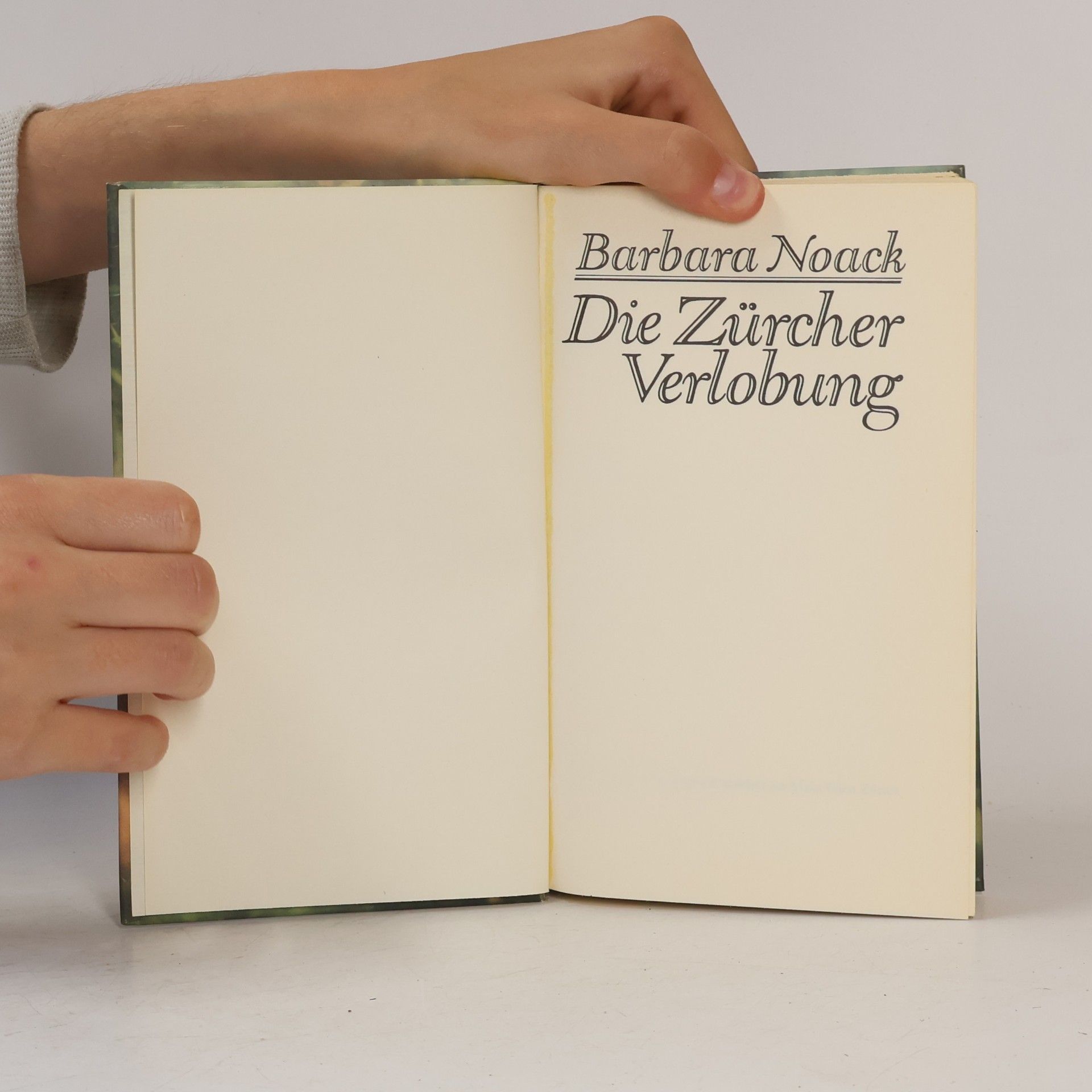 Barbara Noack Die Zürcher Verlobung