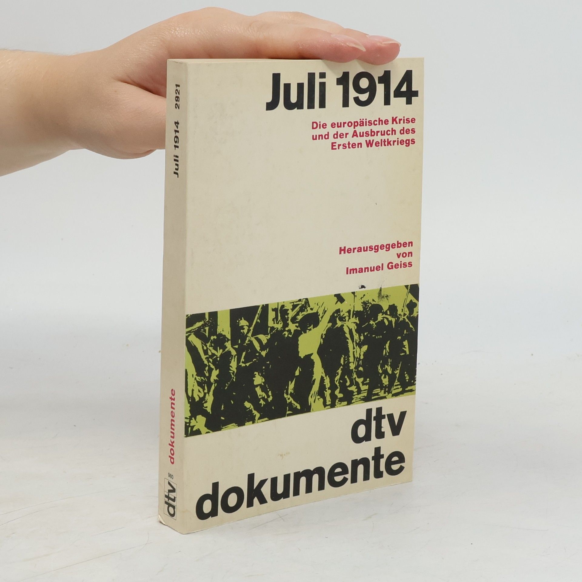 Imanuel Geiss Juli 1914