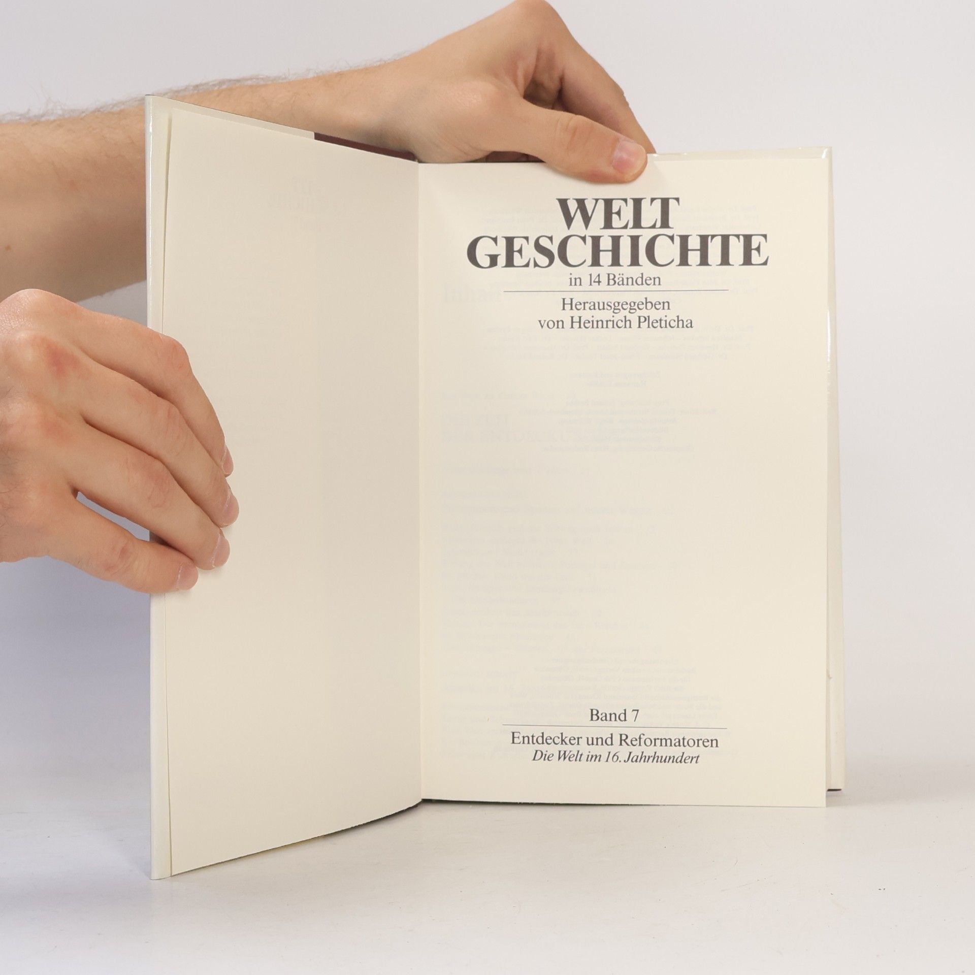 Heinrich Pleticha Weltgeschichte 7. Entdecker und Reformatoren