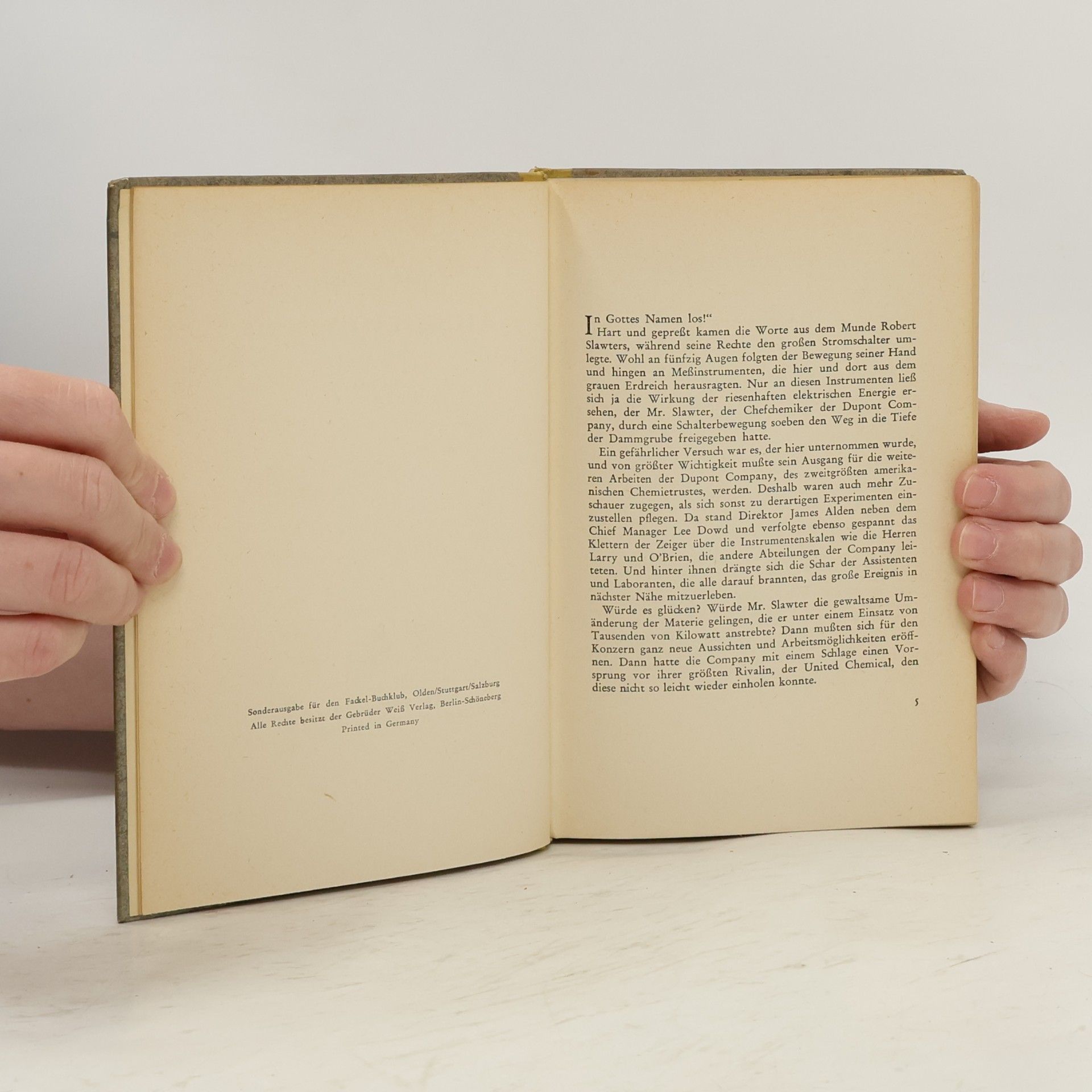 Hans Dominik Atomgewicht 500