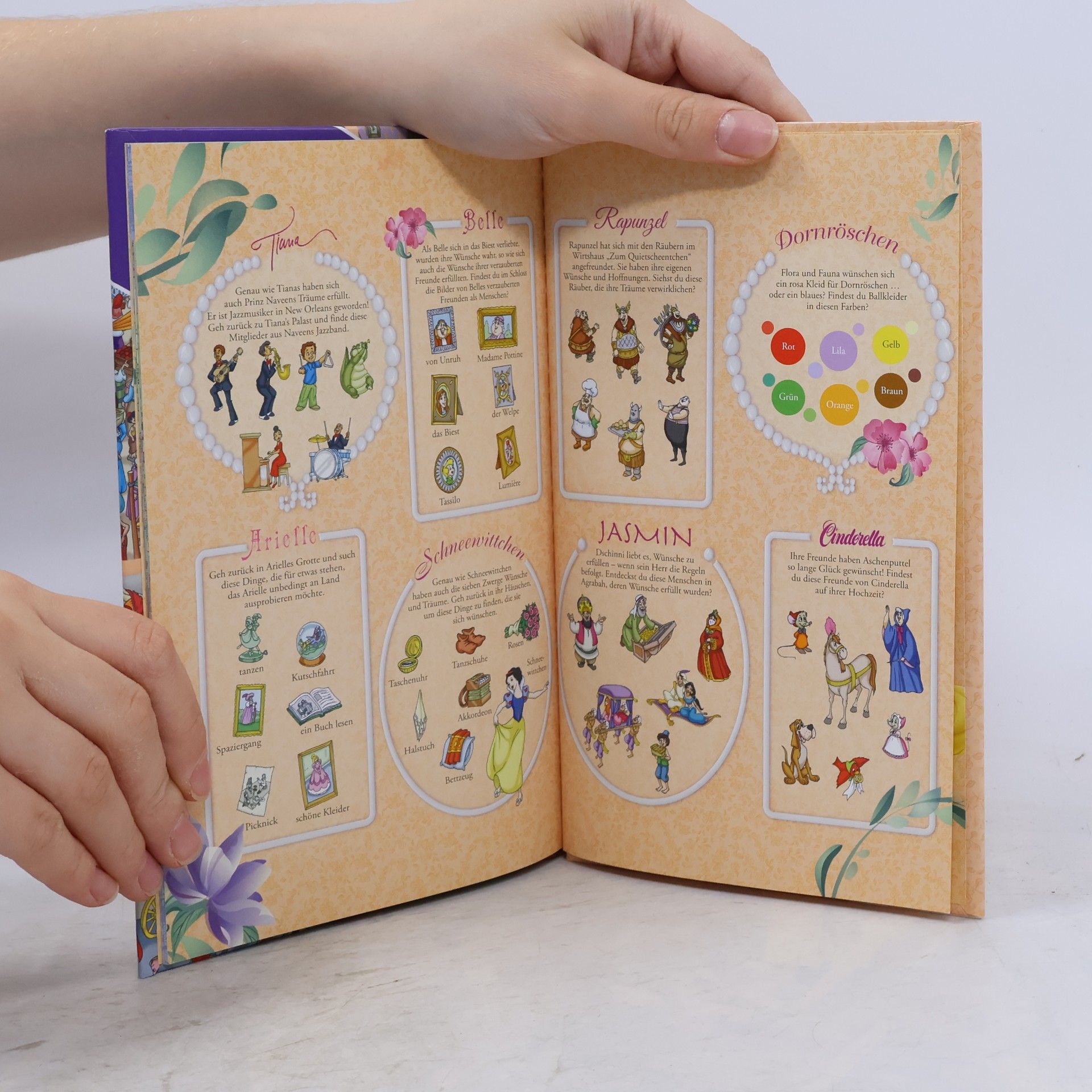 Art Mawhinney Disney Prinzessin: Prinzessin Träume und Wünsche, verrückte Such-Bilder