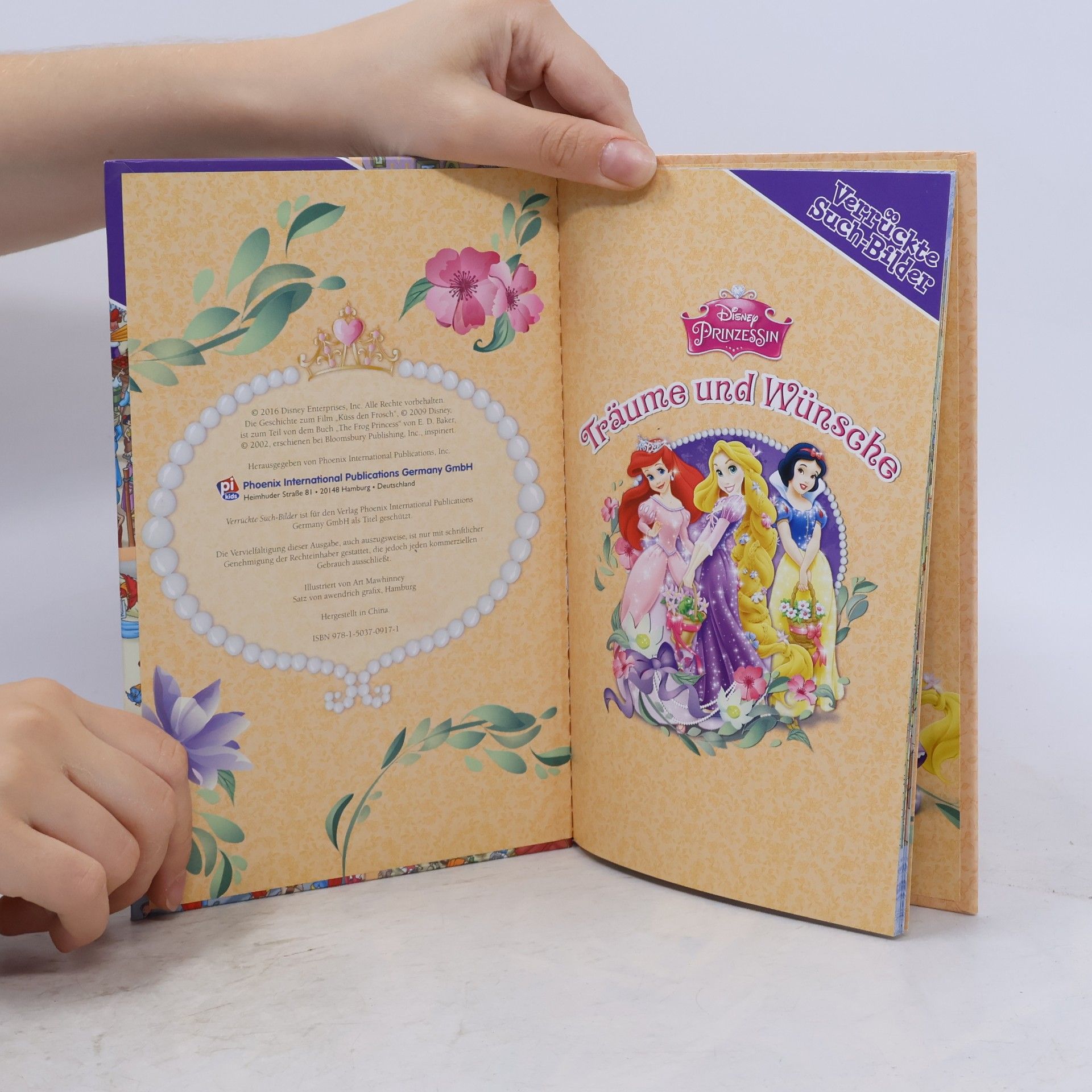 Art Mawhinney Disney Prinzessin: Prinzessin Träume und Wünsche, verrückte Such-Bilder