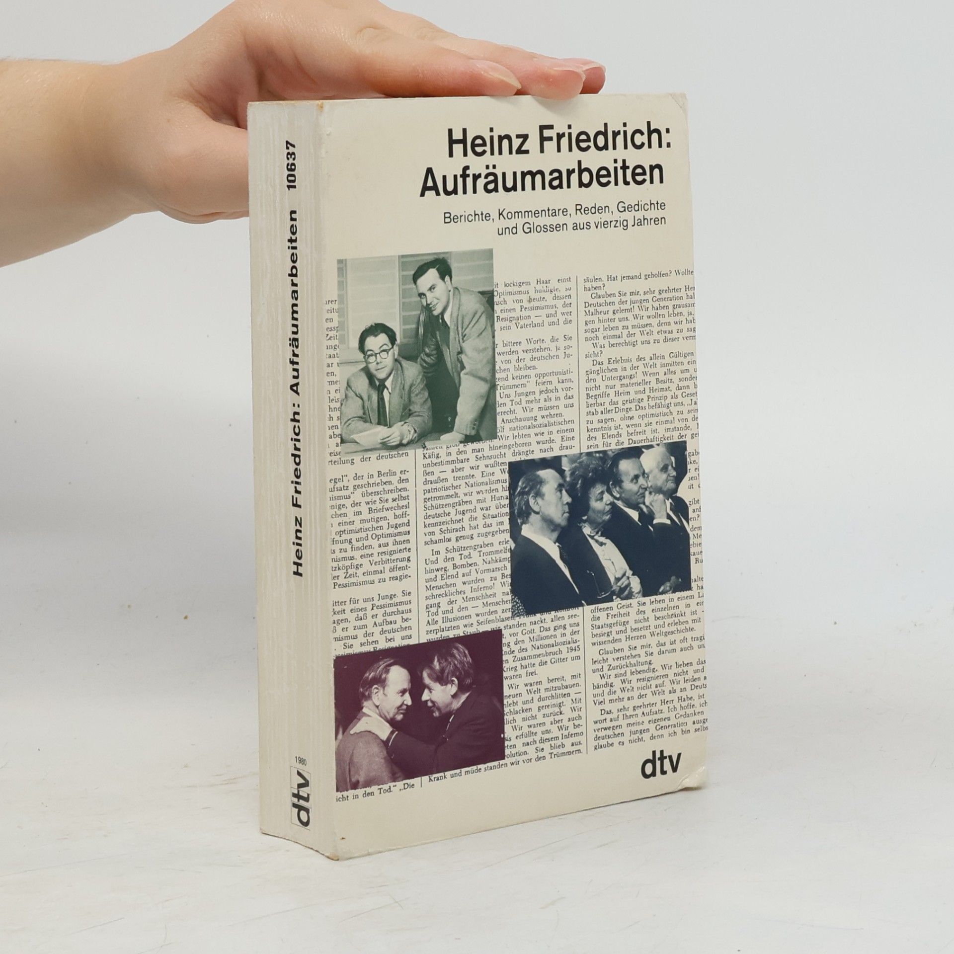 Heinz Friedrich Aufräumarbeiten