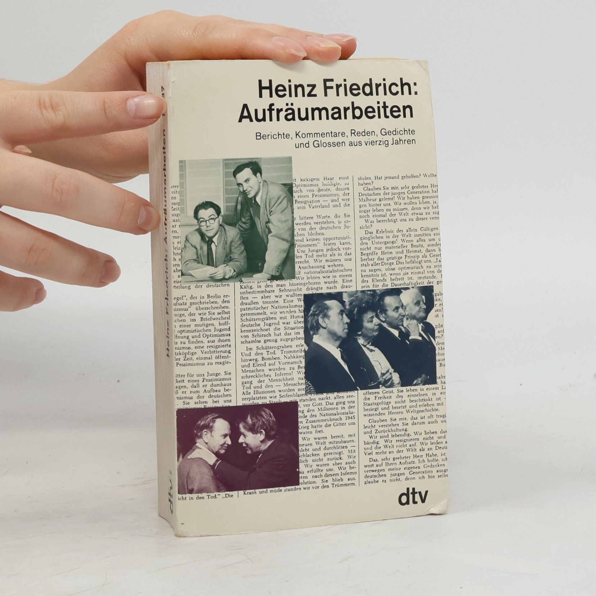 Heinz Friedrich Aufräumarbeiten