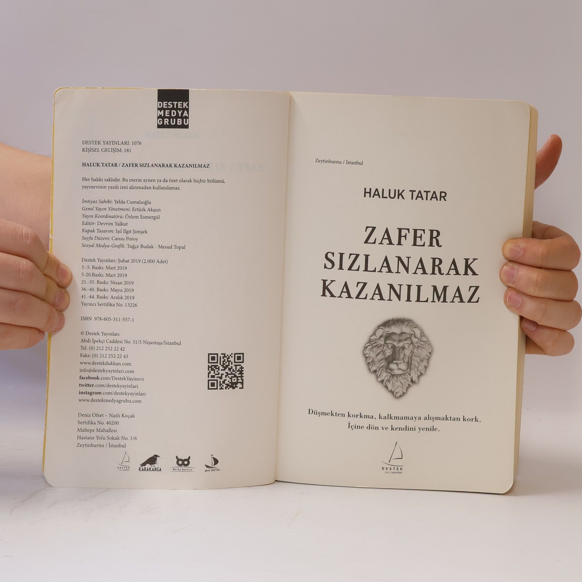 Haluk Tatar Zafer Sizlanarak Kazanilmaz