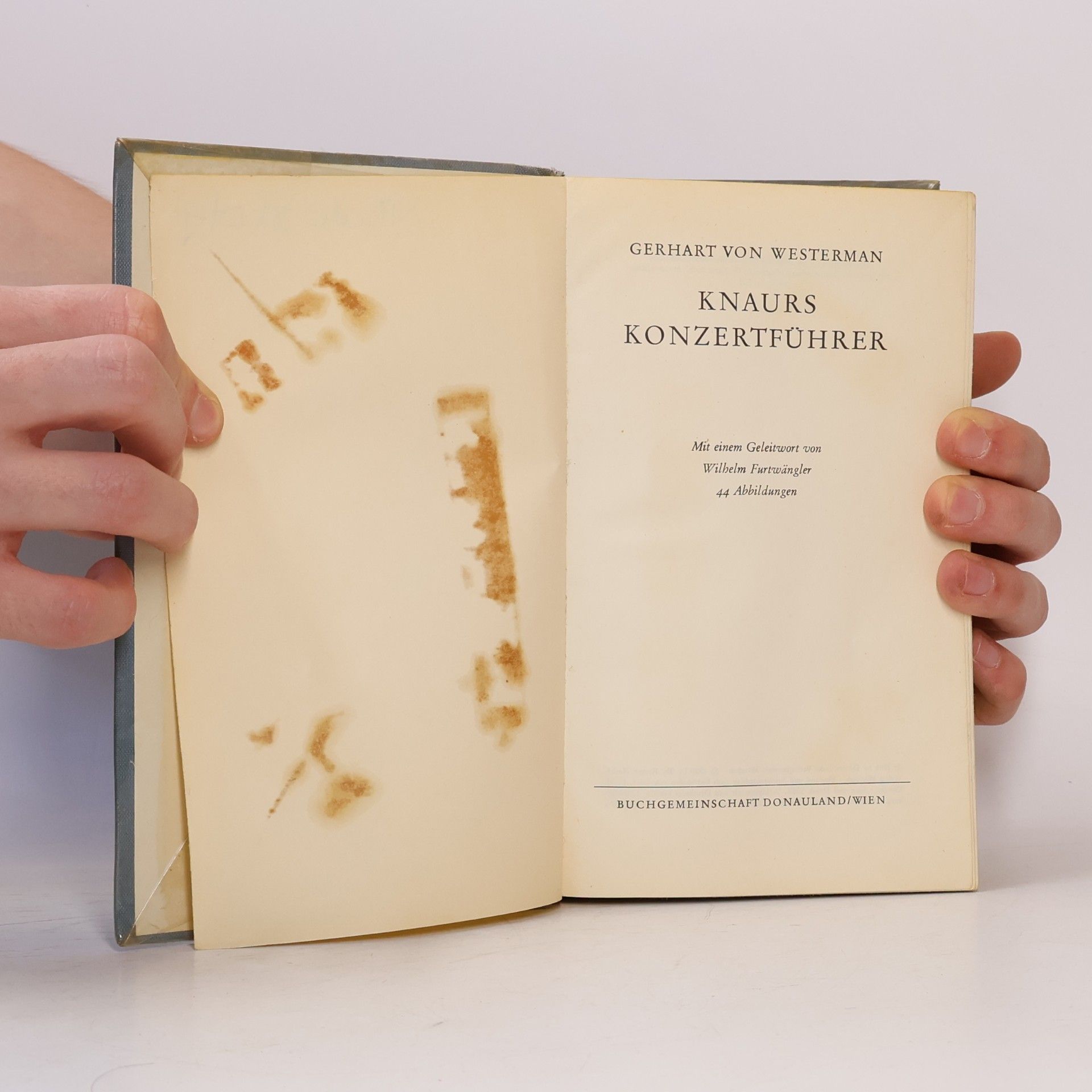 Gerhart von Westerman Knaurs Konzertführer