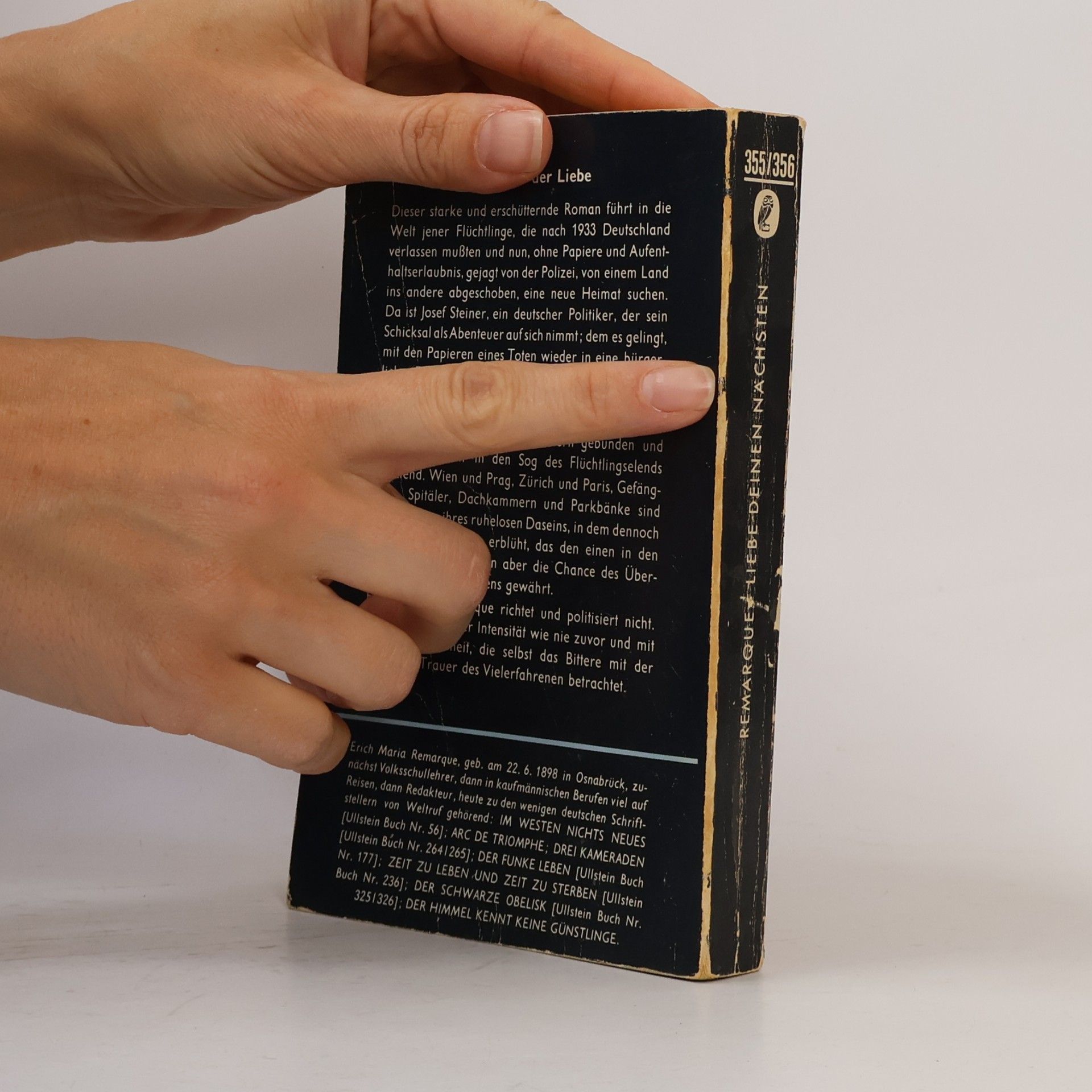 Erich Maria Remarque Liebe Deinen Nächsten