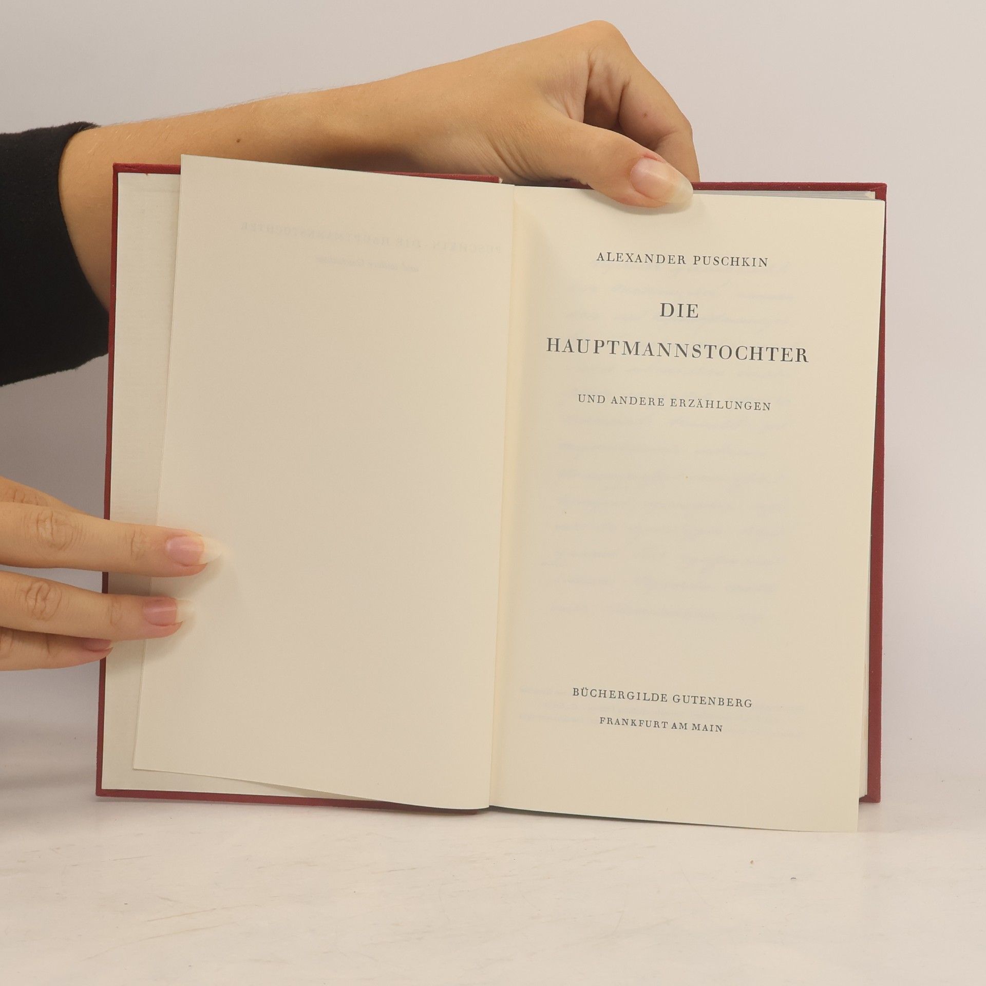 Alexandr Sergejevič Puškin Die Hauptmannstochter
