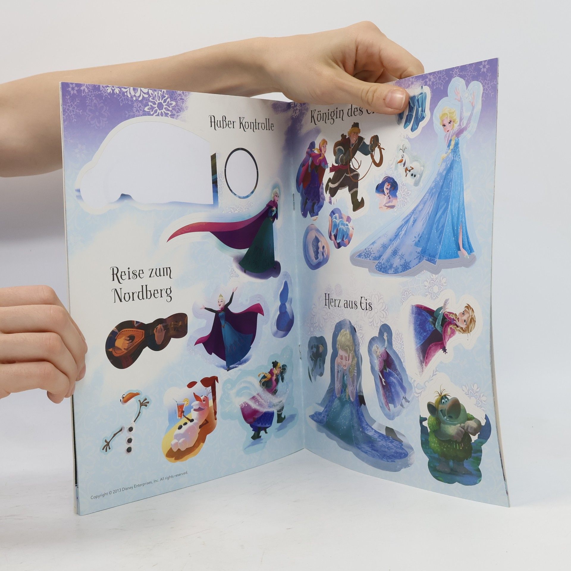 Walt Disney Die Eiskönigin, Mein Stickerbuch - Mehr als 50 Sticker!