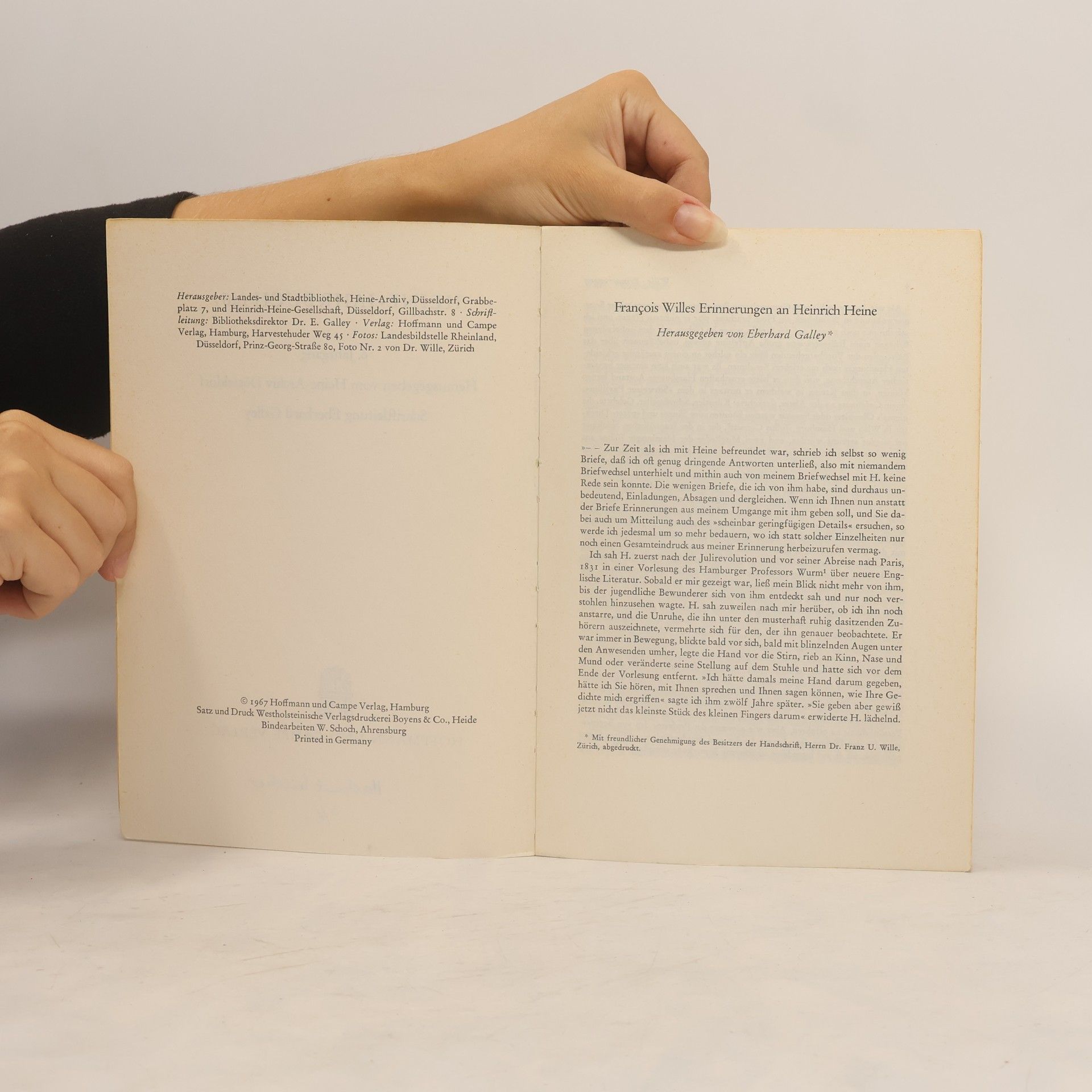 Autorenkollektiv Heine-Jahrbuch 1967