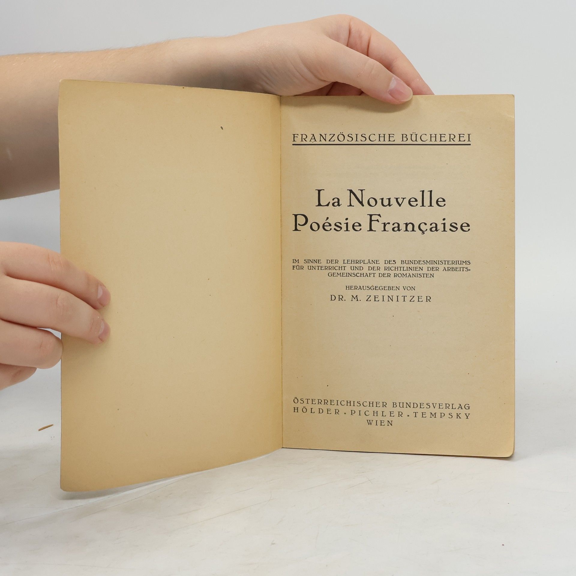Various authors La nouvelle poésie française