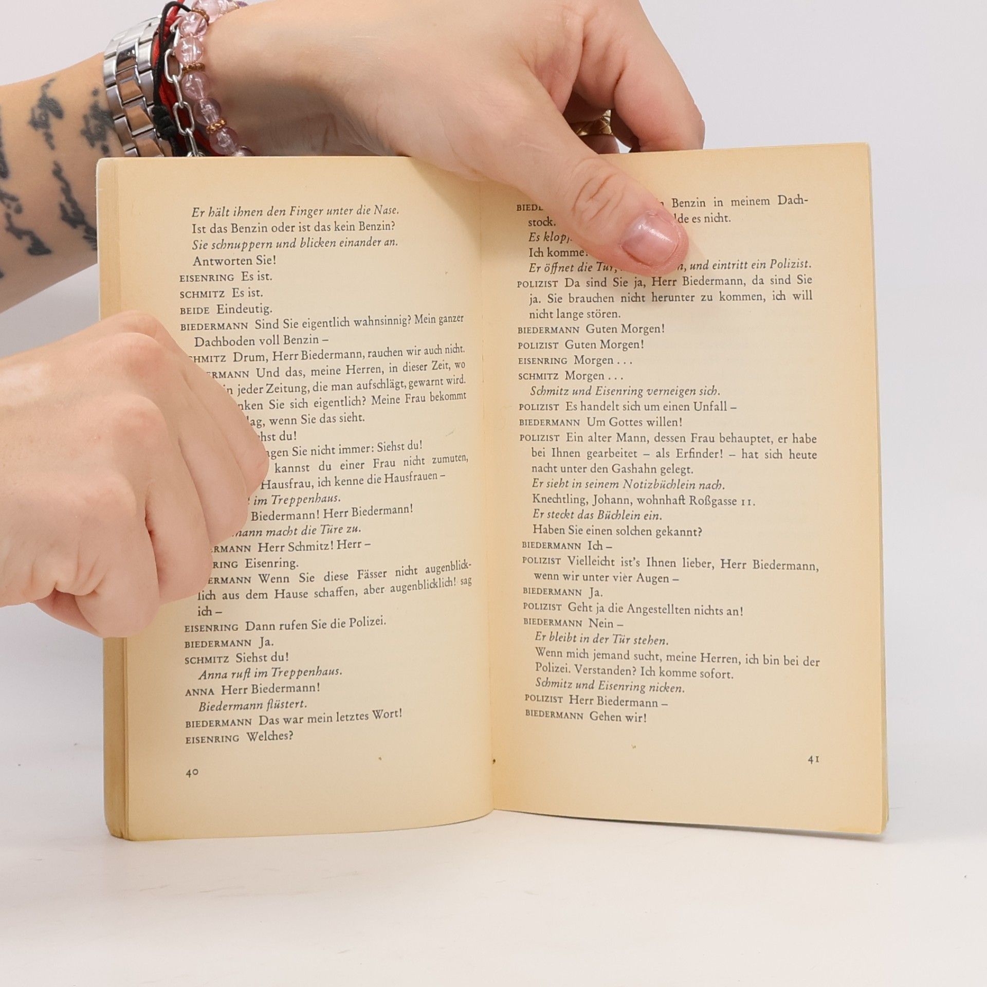 Max Frisch Biedermann und die Brandstifter