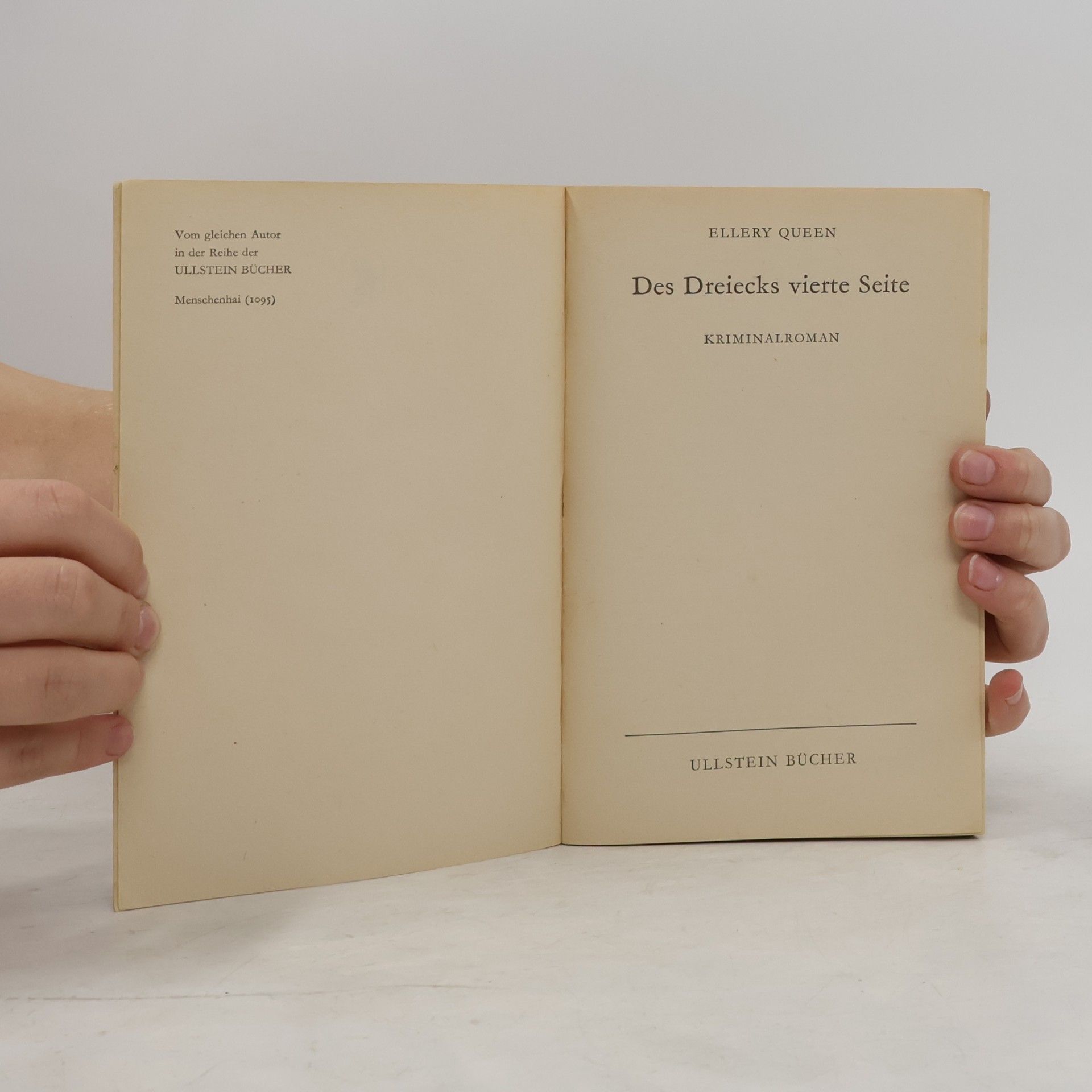 Ellery Queen Des Dreiecks vierte Seite