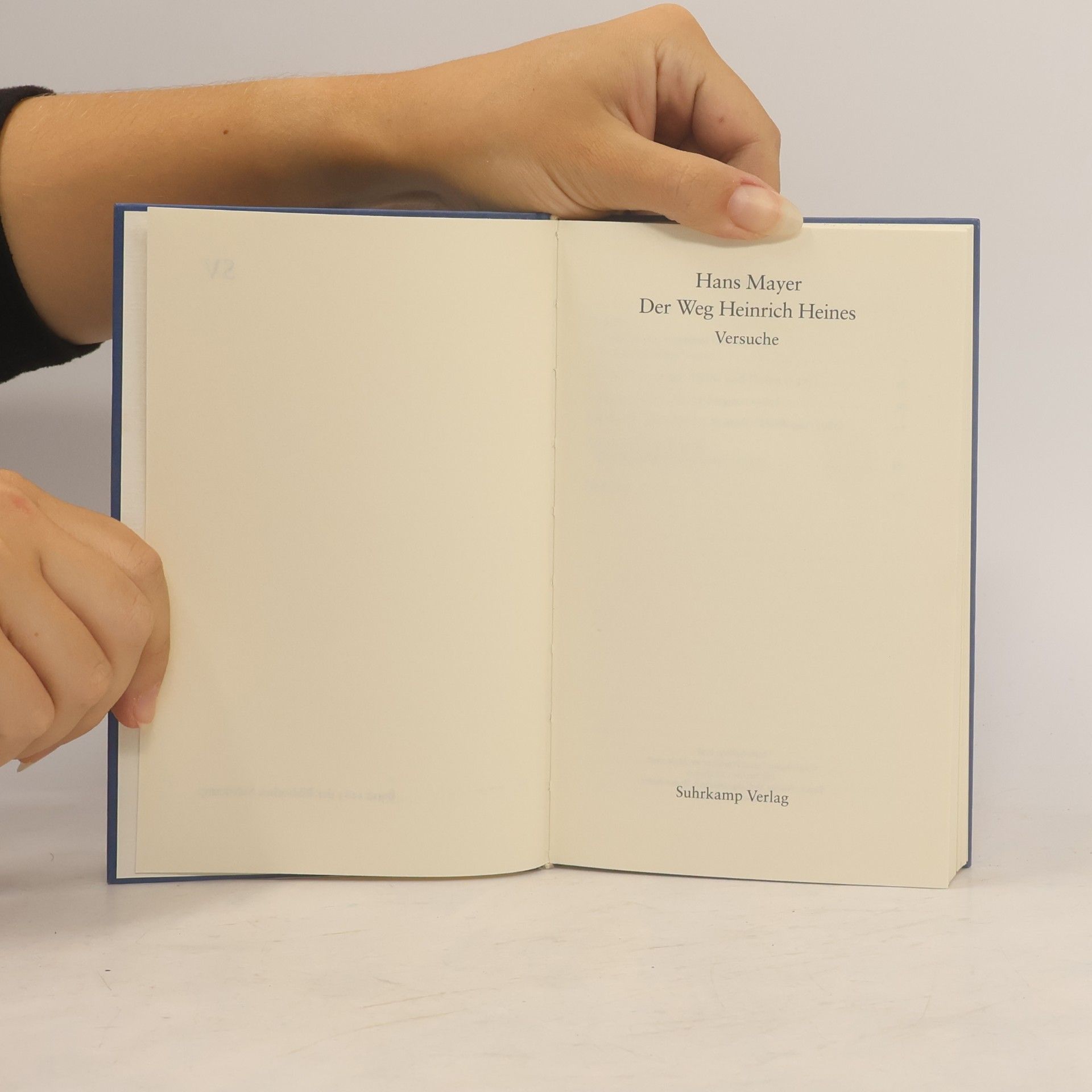 Hans Mayer Der Weg Heinrich Heines