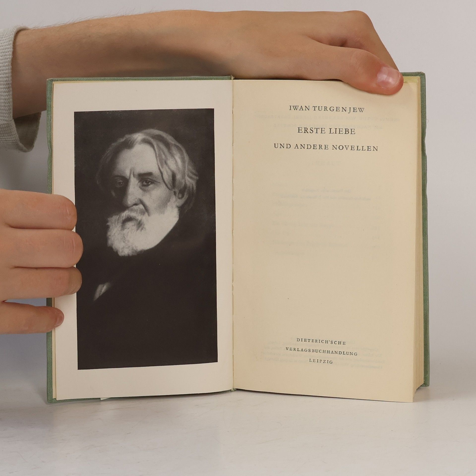 Iwan Turgenjew Erste Liebe und andere Novellen