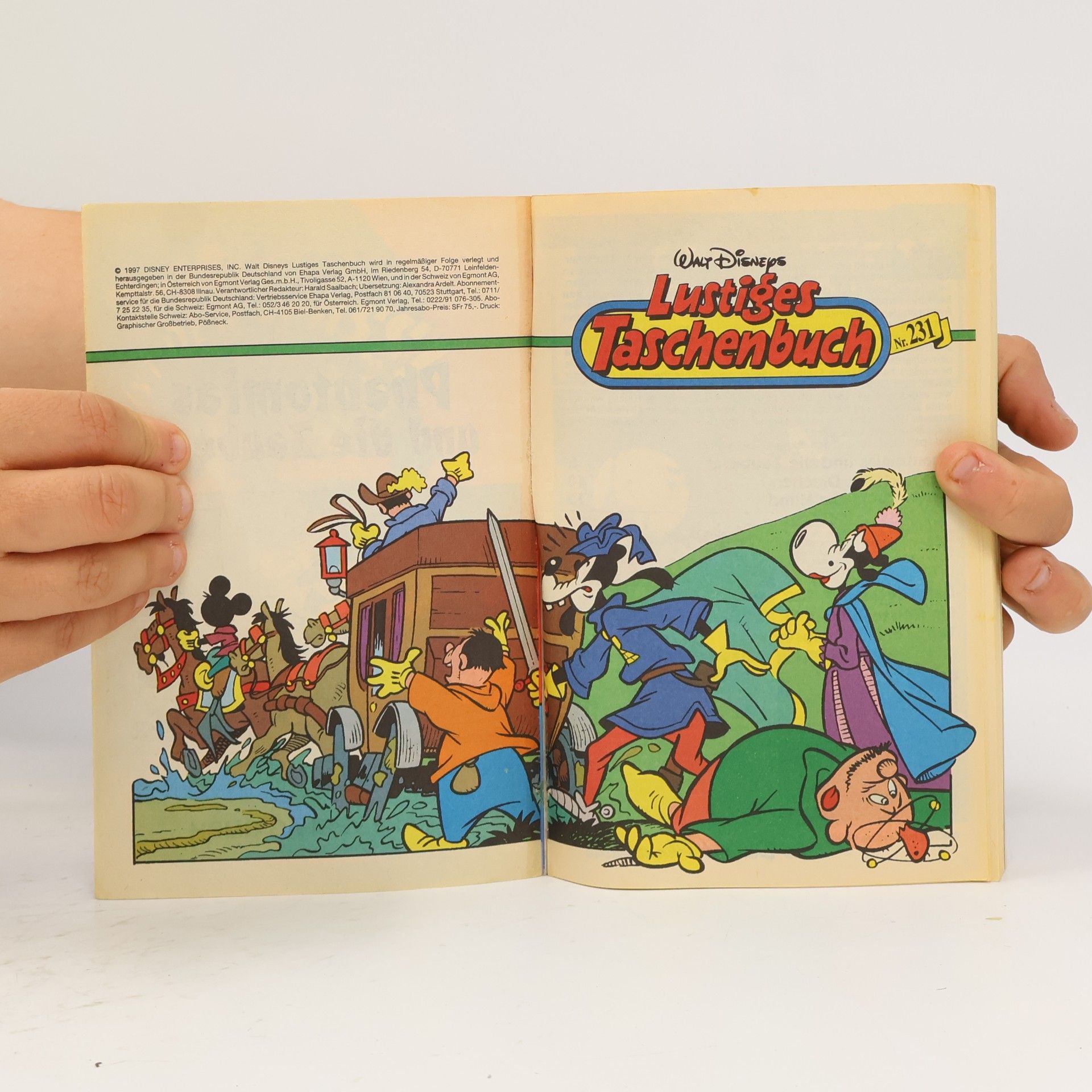 Walt Disney Lustiges Taschenbuch Nr. 231. Phantomias und die Zauberer