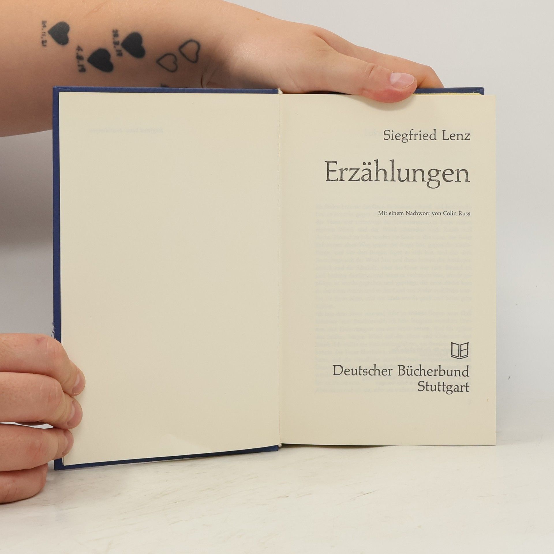 Siegfried Lenz Erzählungen