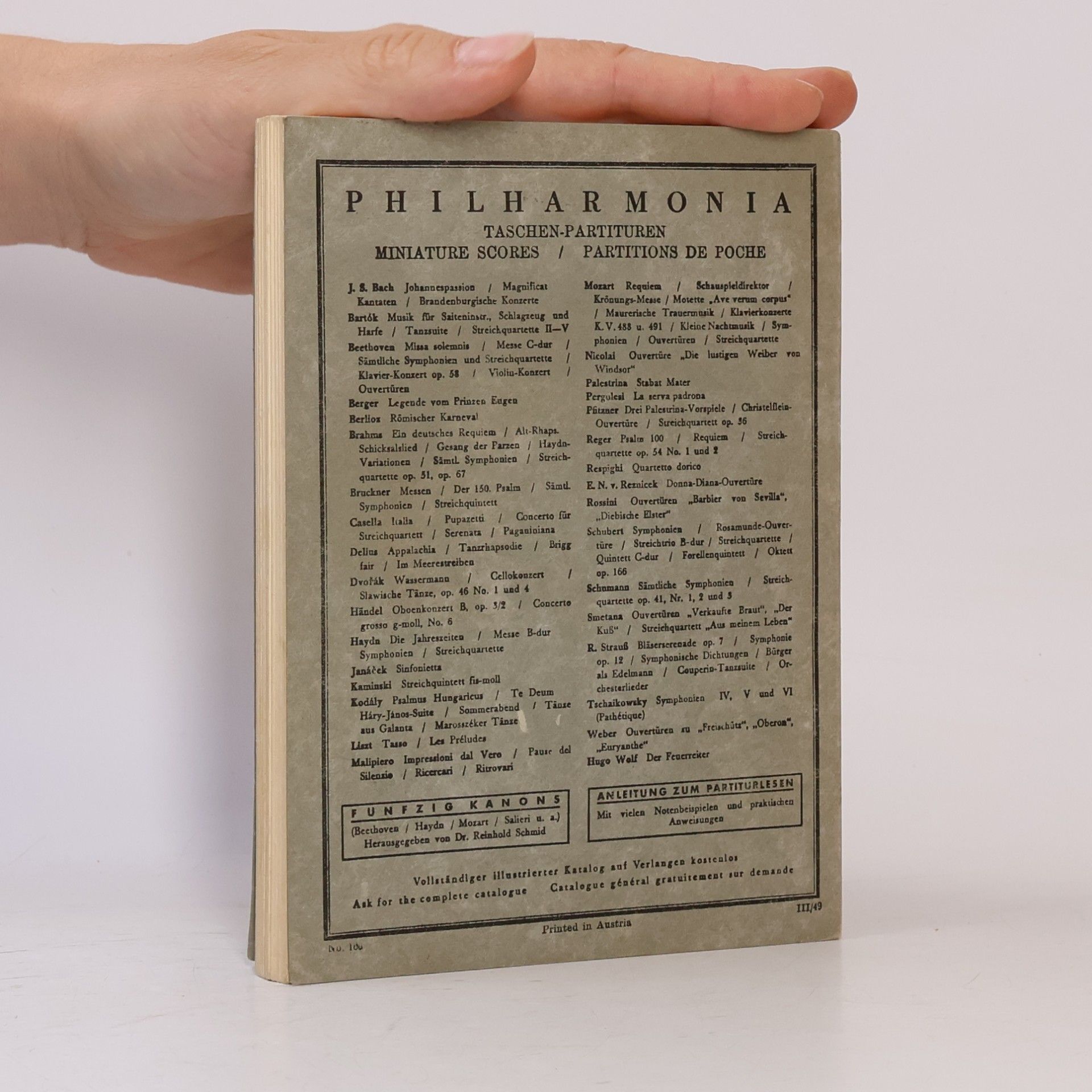 Johannes Brahms Symphonie III. No. 132