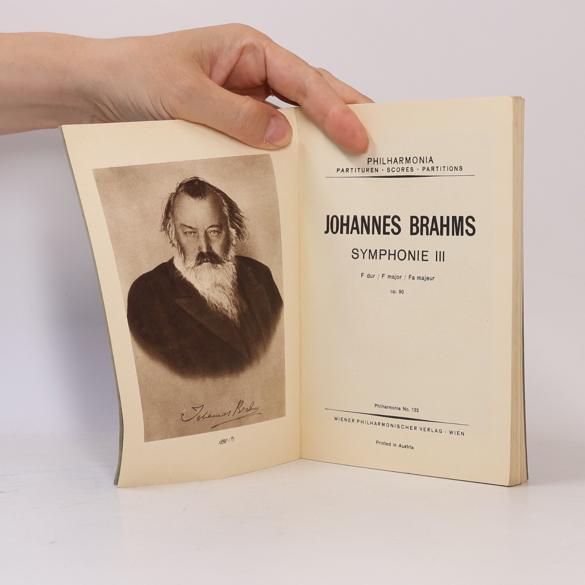Johannes Brahms Symphonie III. No. 132