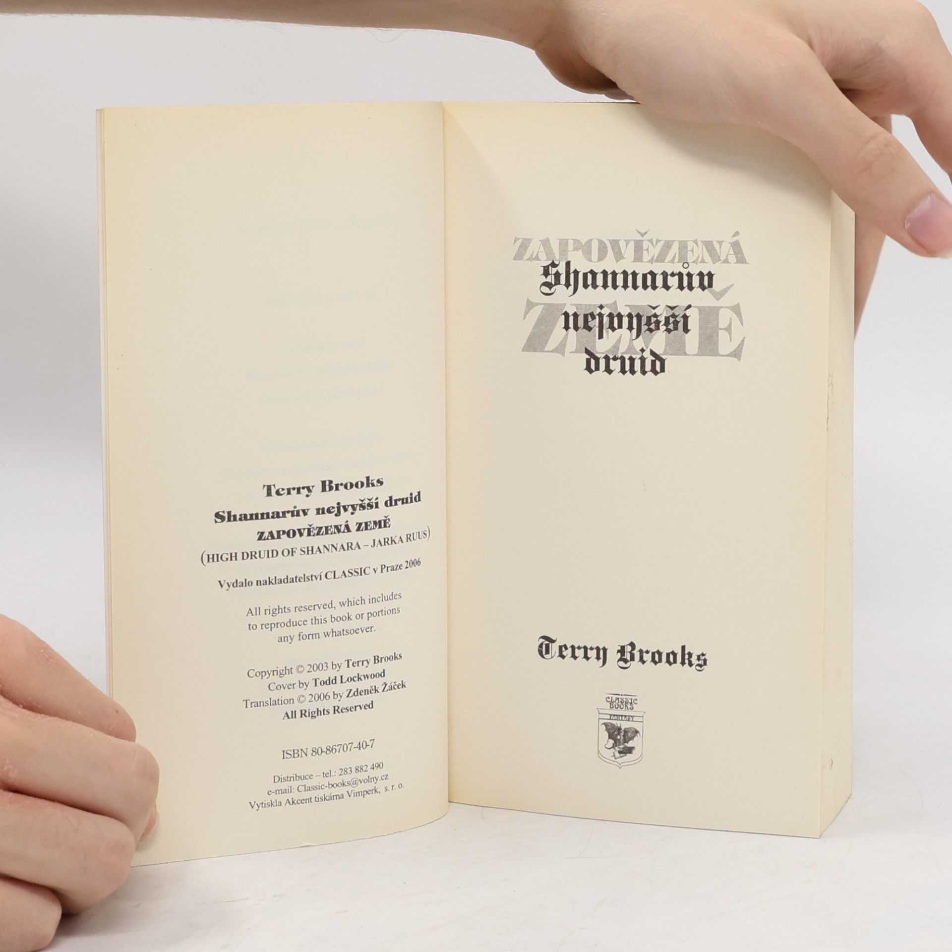 Terry Brooks Zapovězená země