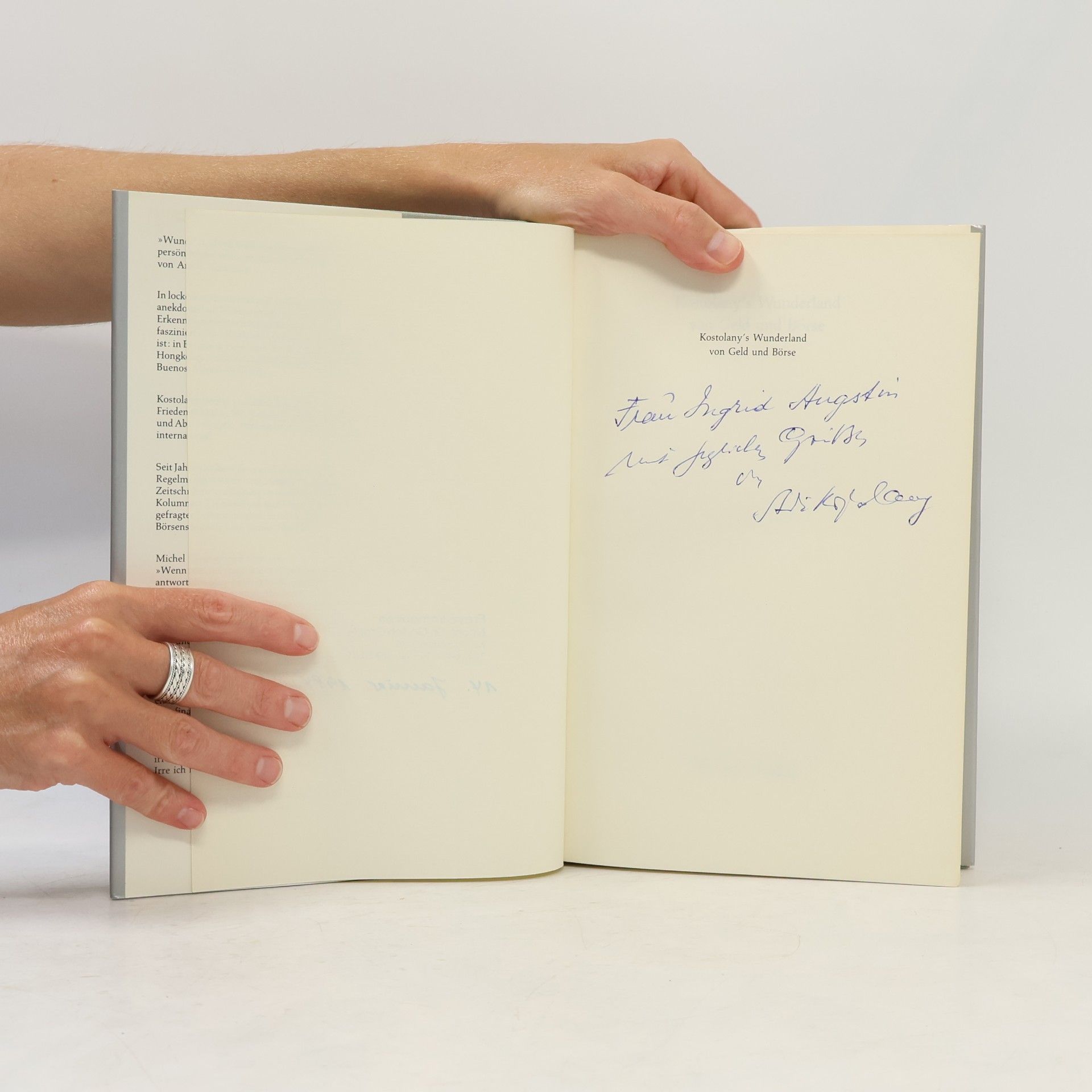 André Kostolany Kostolany's Wunderland von Geld und Börse